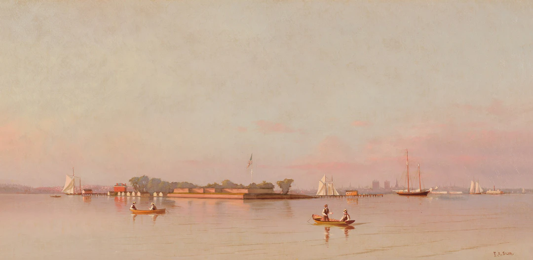 Bedloe's Island, New York Harbor, Looking North
