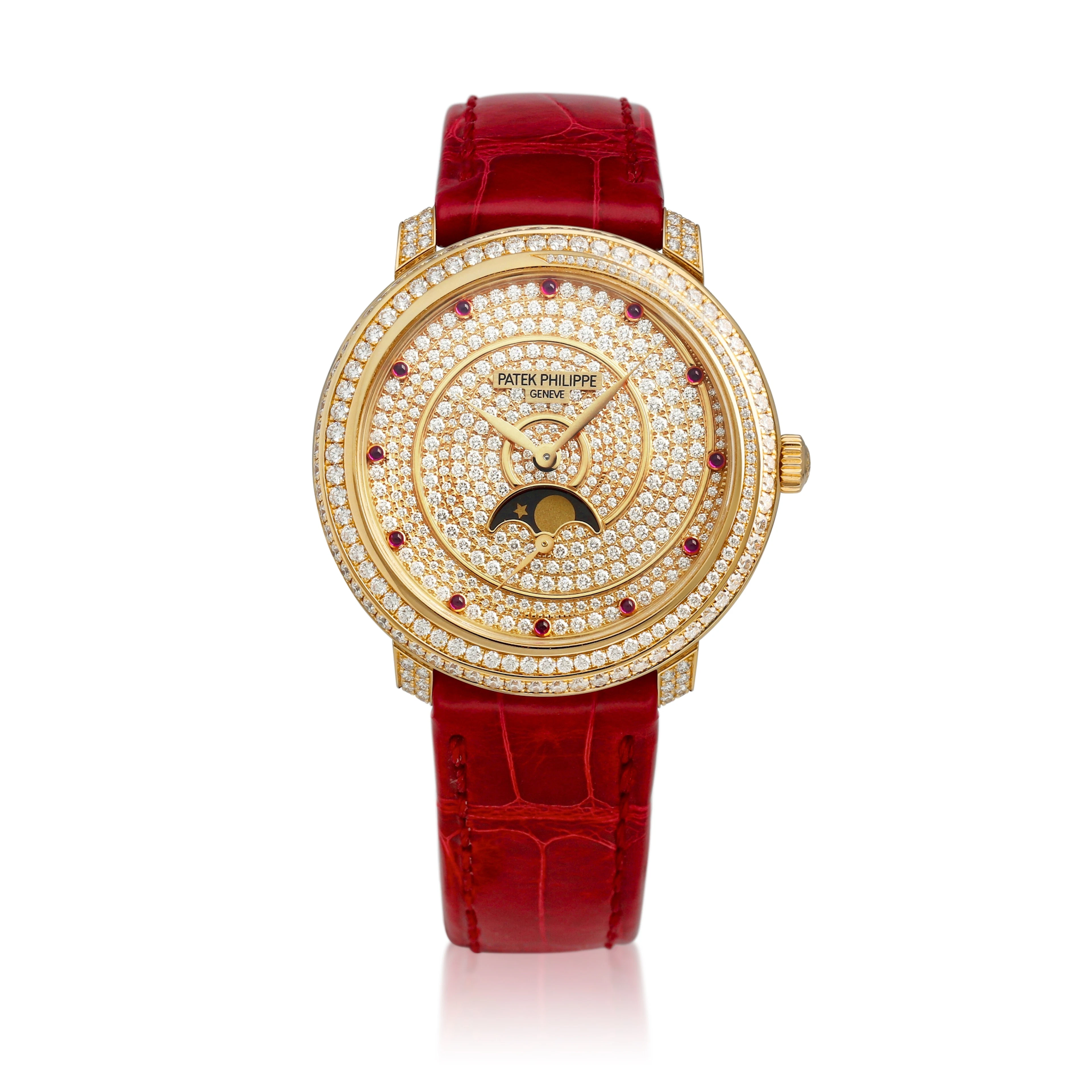 Diamond Ribbon Joaillerie (Reference 4968/400). A 33mm rose gold diamond