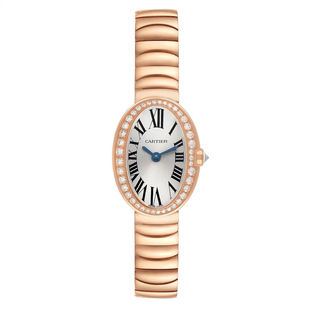 Baignoire Mini (Reference WB520026). A 25.3mm rose gold diamond-set