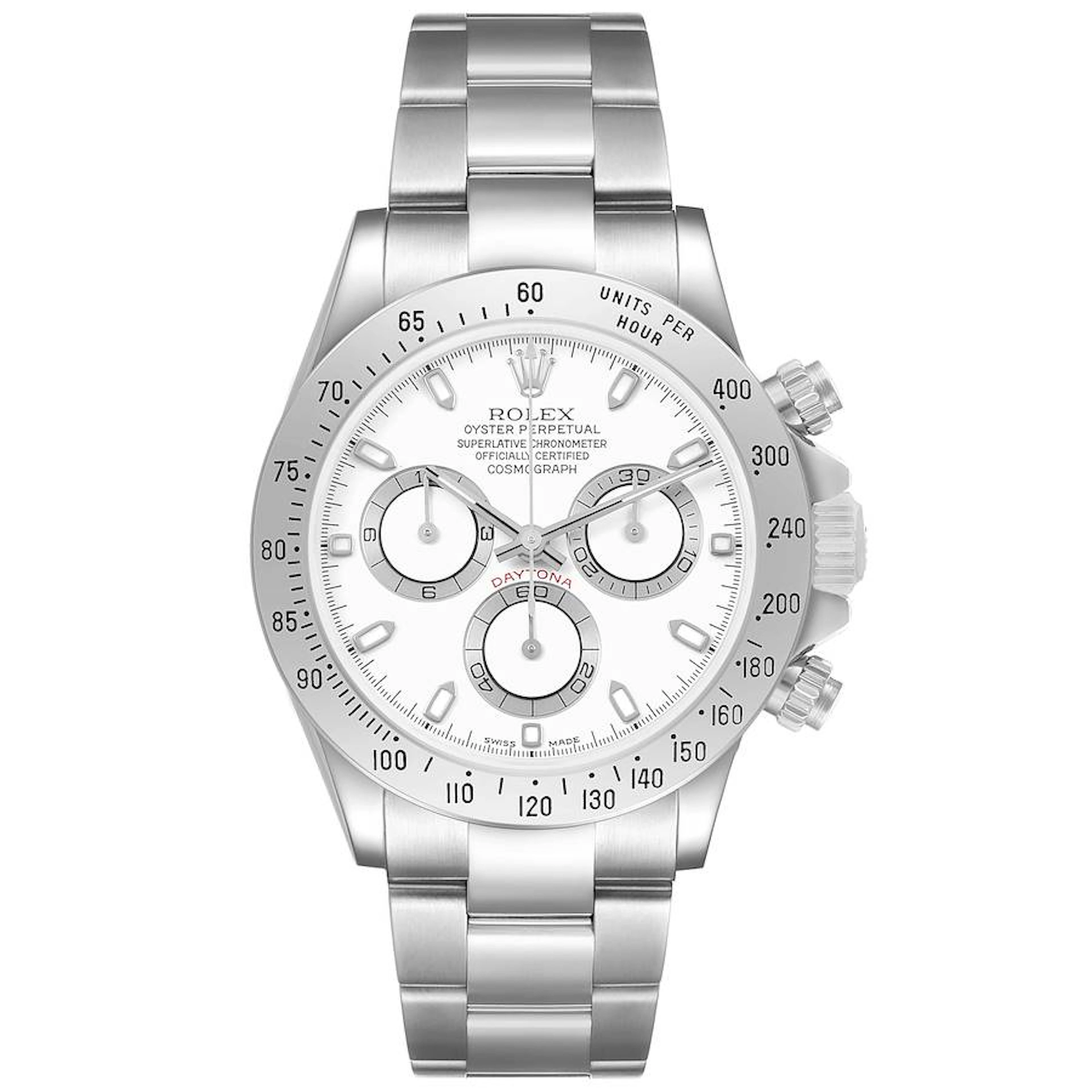 Cosmograph Daytona (Reference 116520). A 40mm stainless steel automatic