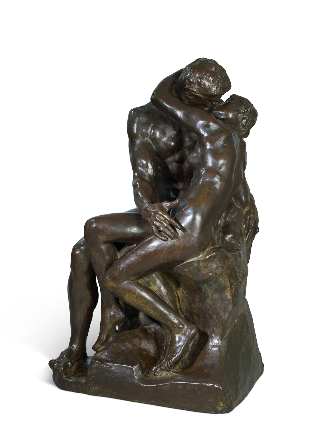 Le Baiser, modèle avec base simplifiée