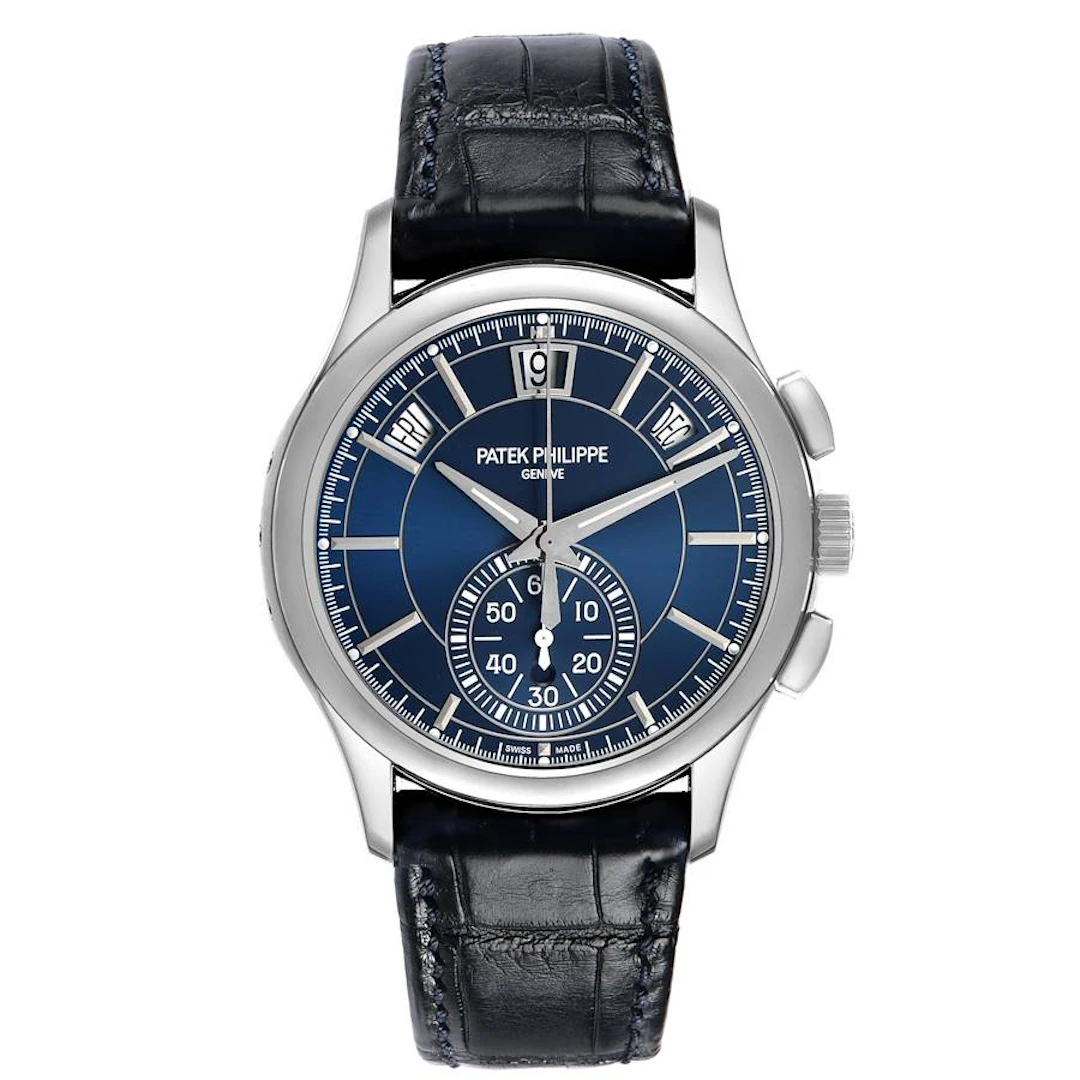 Complications (Reference 5905P-001). A 42mm platinum automatic wristwatch
