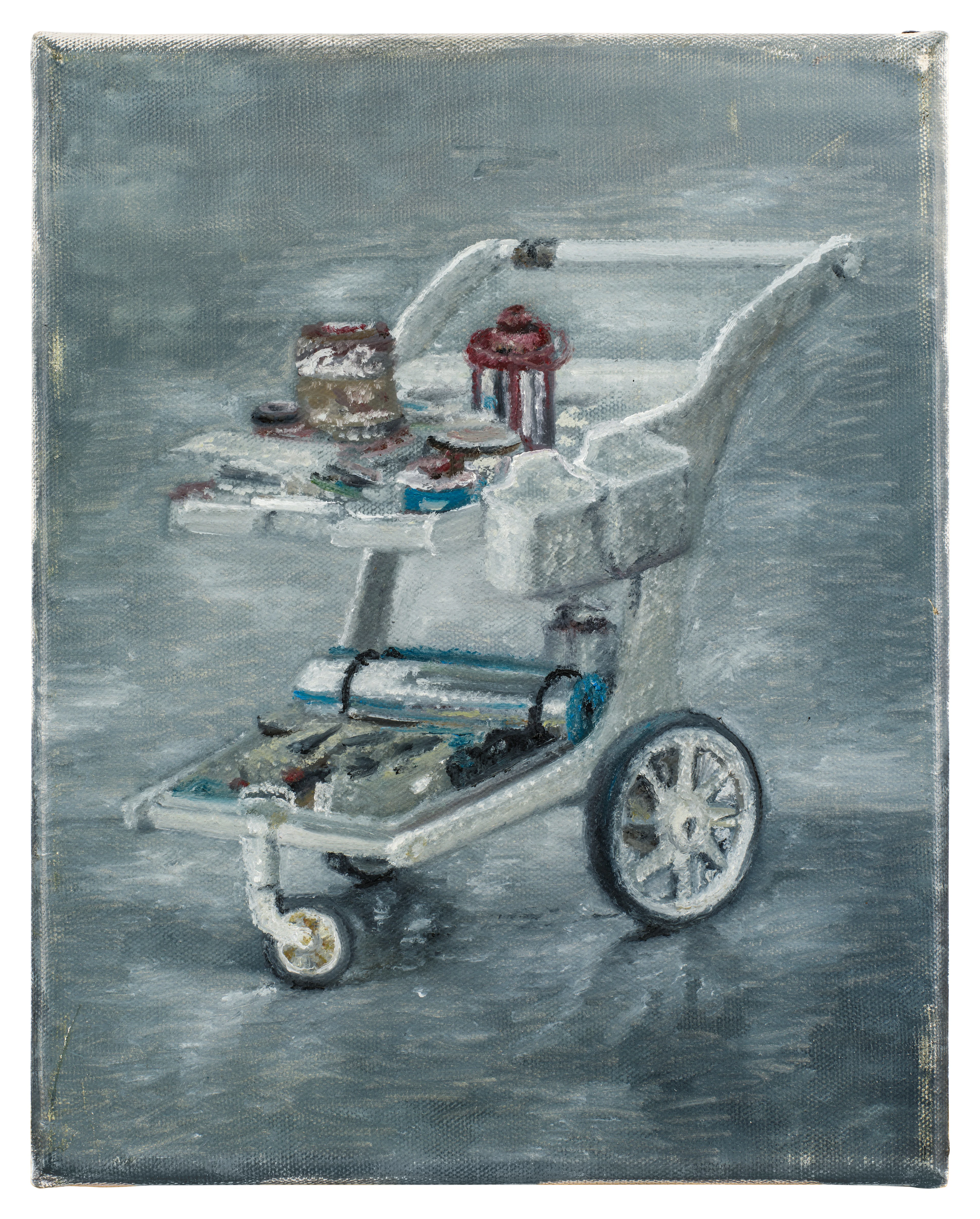 Isa Genzkens Painting Trolley for Sale