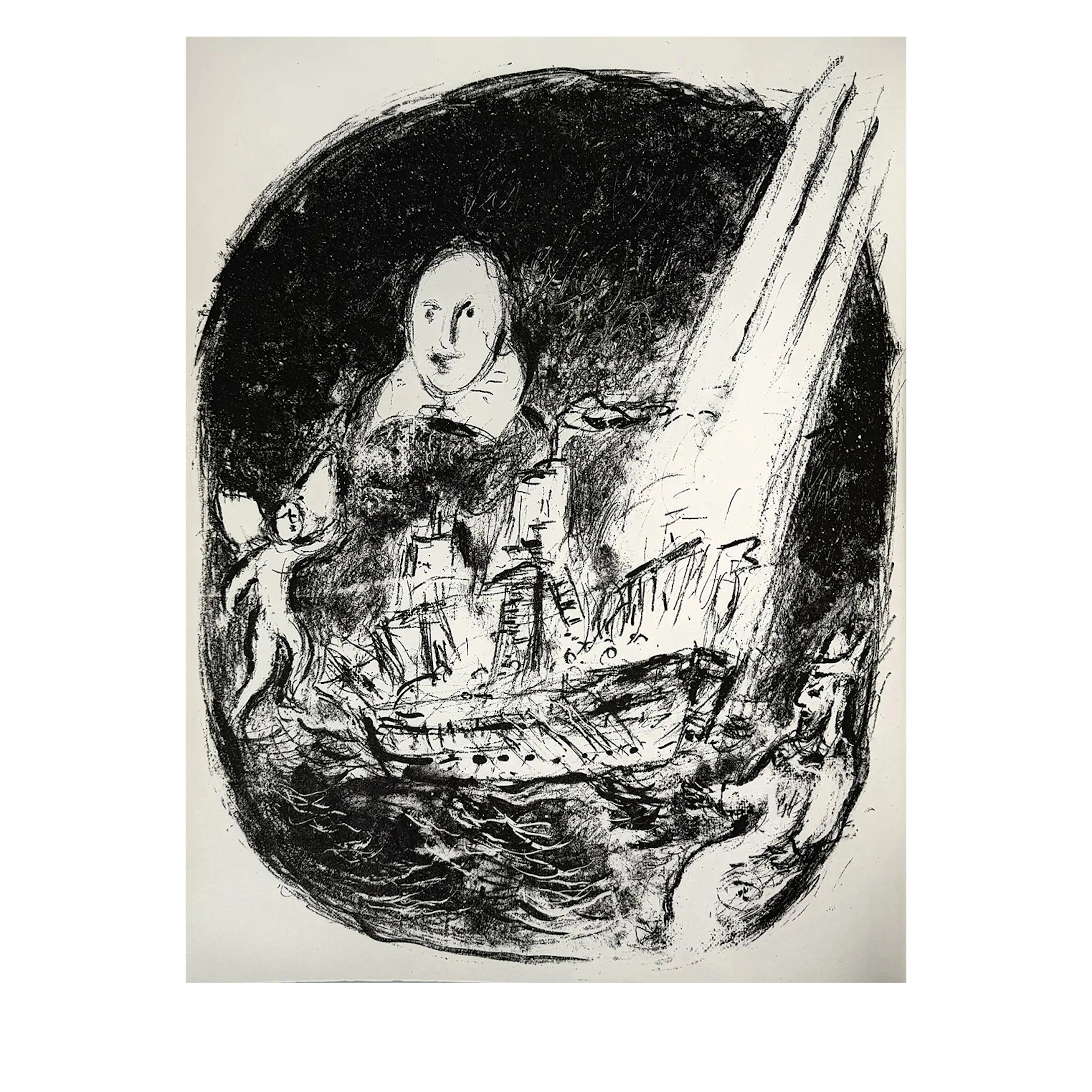 The Tempest | Signed by Chagall