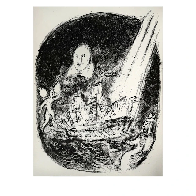 The Tempest | Signed by Chagall