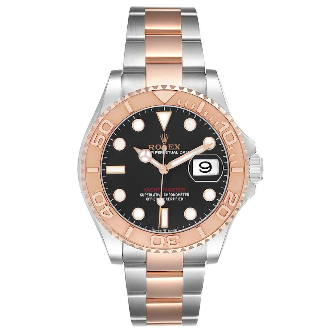 Yacht-Master (Reference 126621). A 40mm rose gold stainless steel