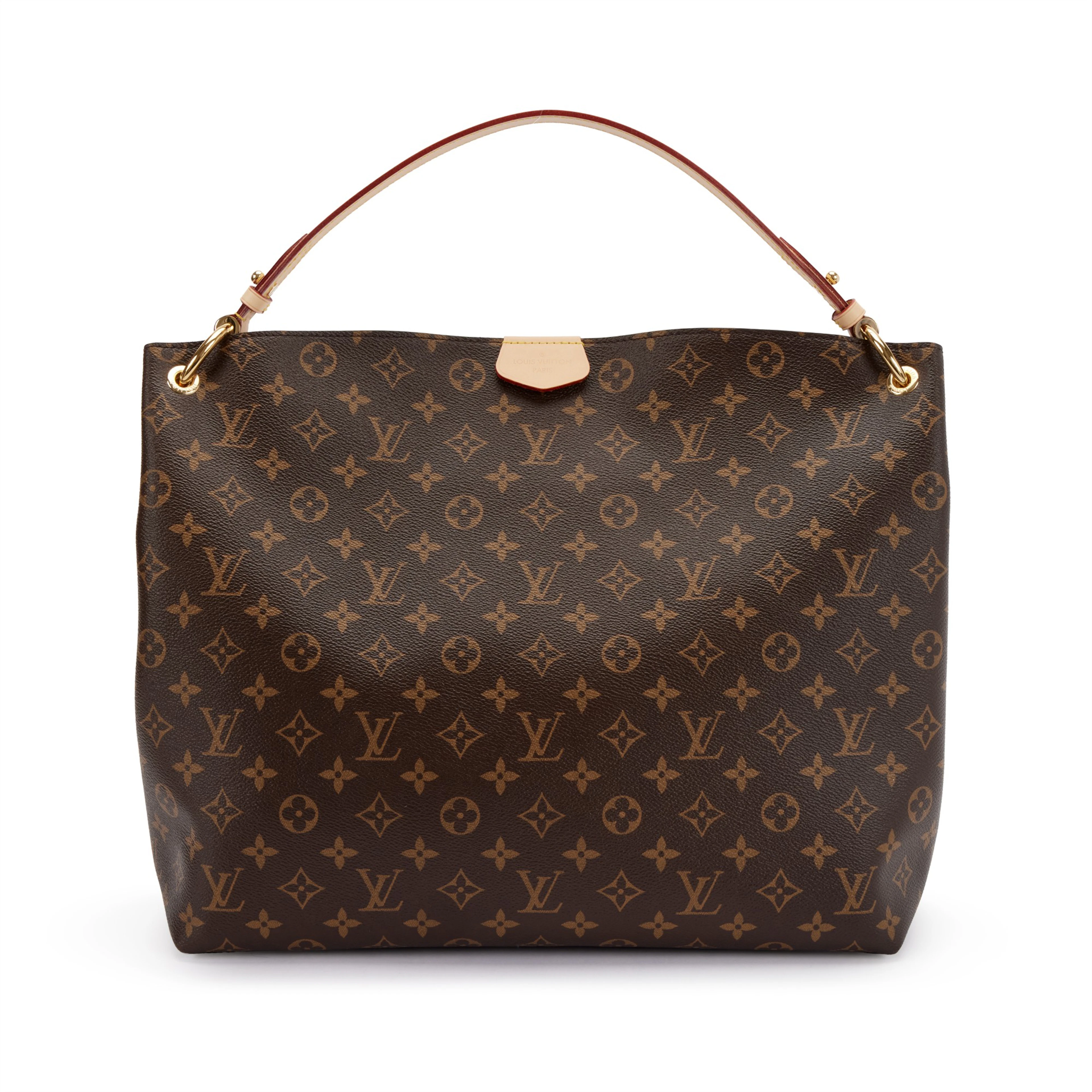 Brown Monogram Coated Canvas Graceful MM Gold Hardware, 2021