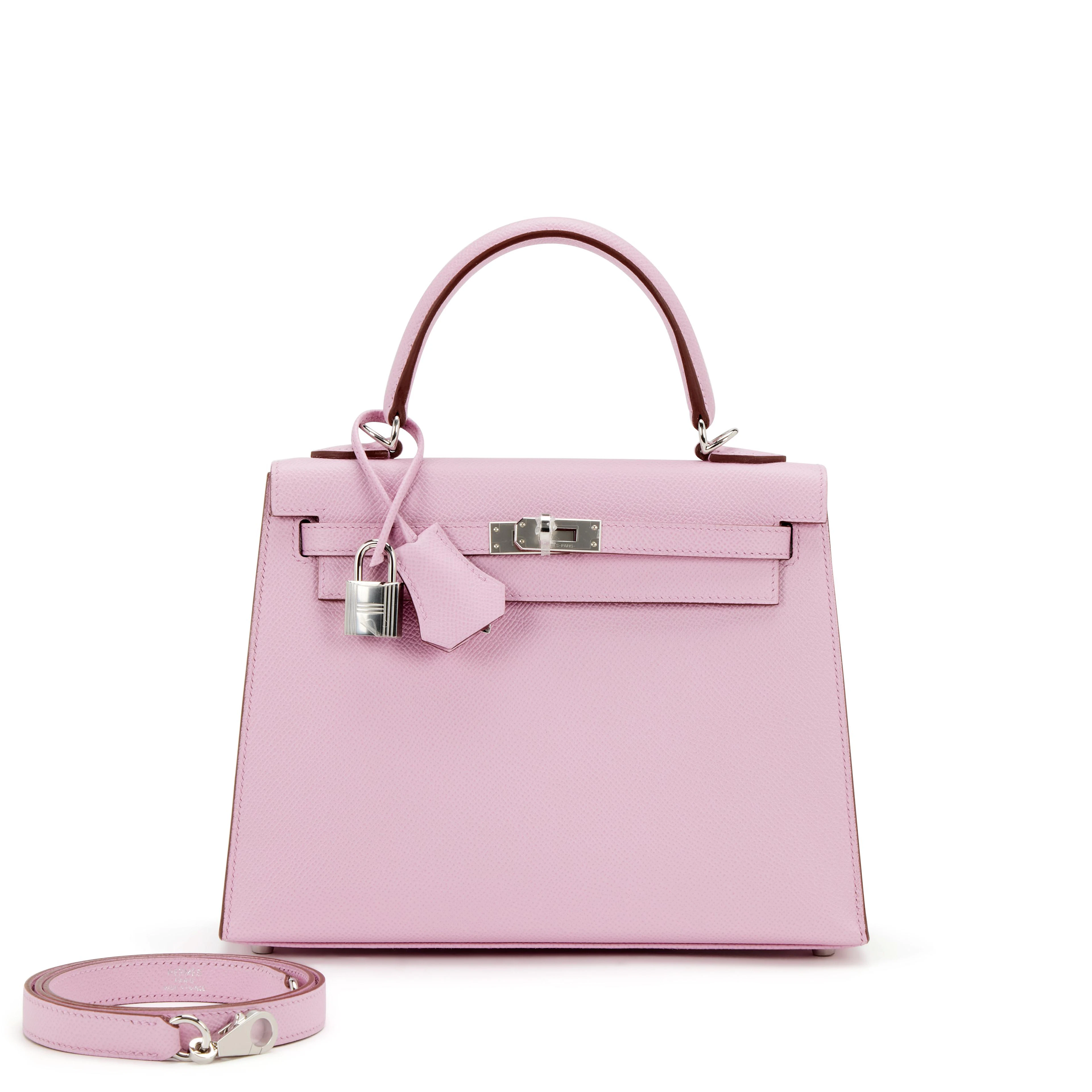 Mauve Sylvestre Epsom Kelly 25 Sellier Palladium Hardware, 2026