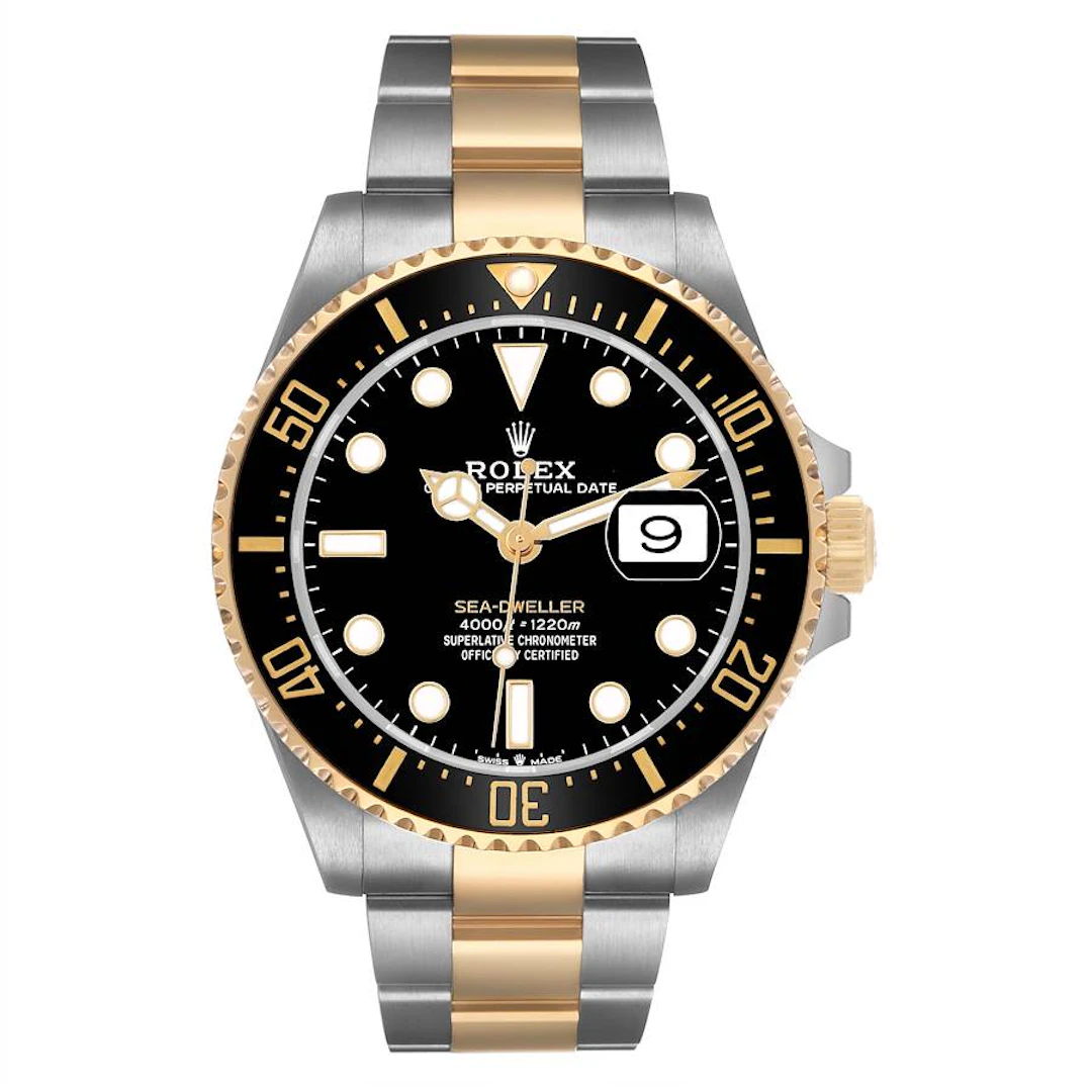 Sea-Dweller (Reference 126603). A 43mm stainless steel yellow gold