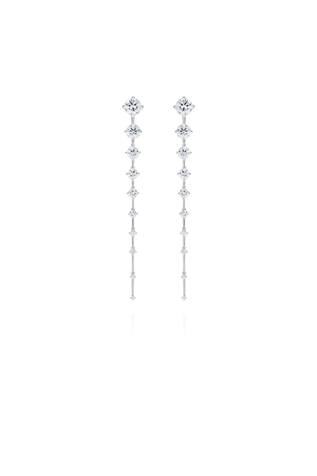 High Brilliant Sequence Long Earrings