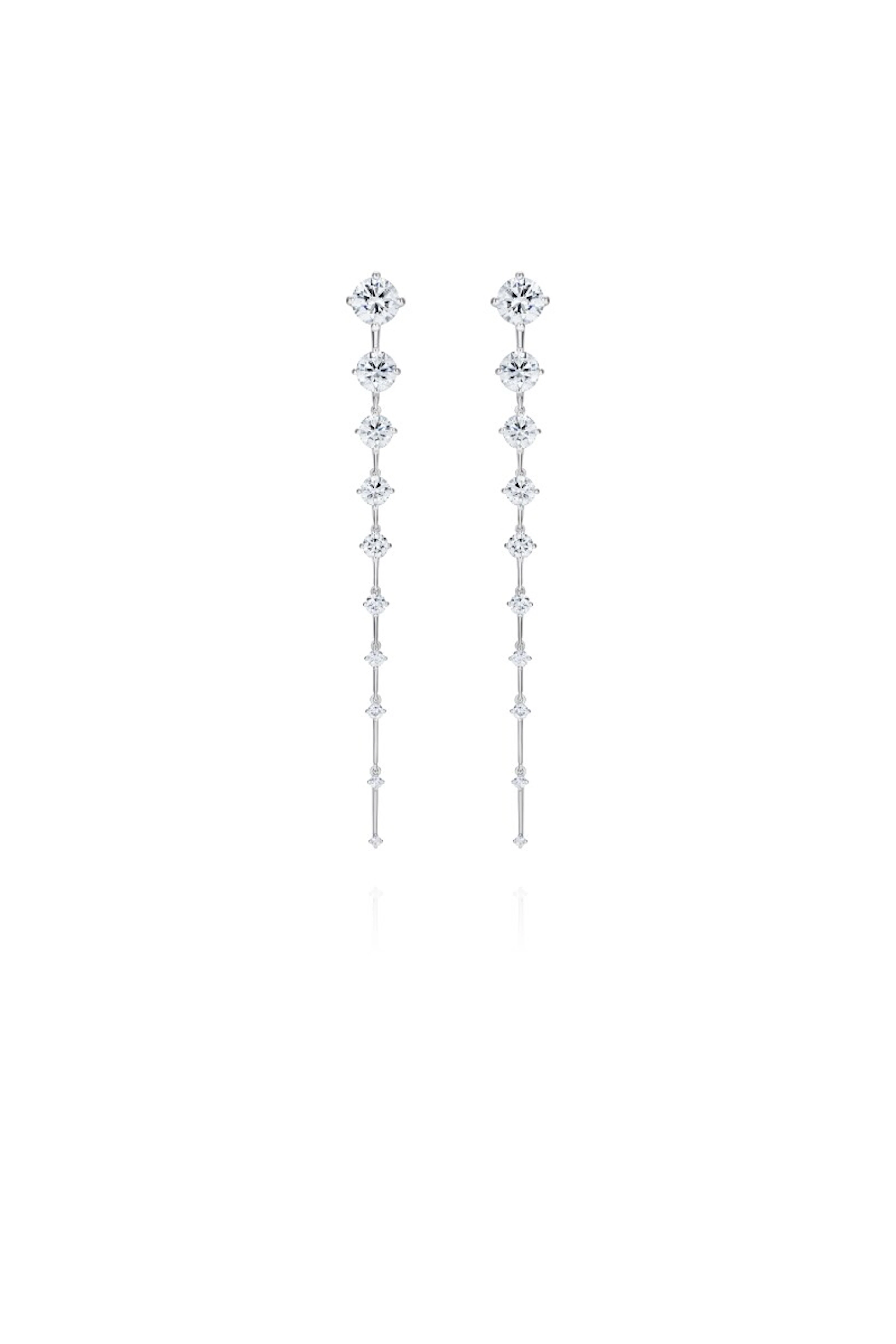 High Brilliant Sequence Long Earrings