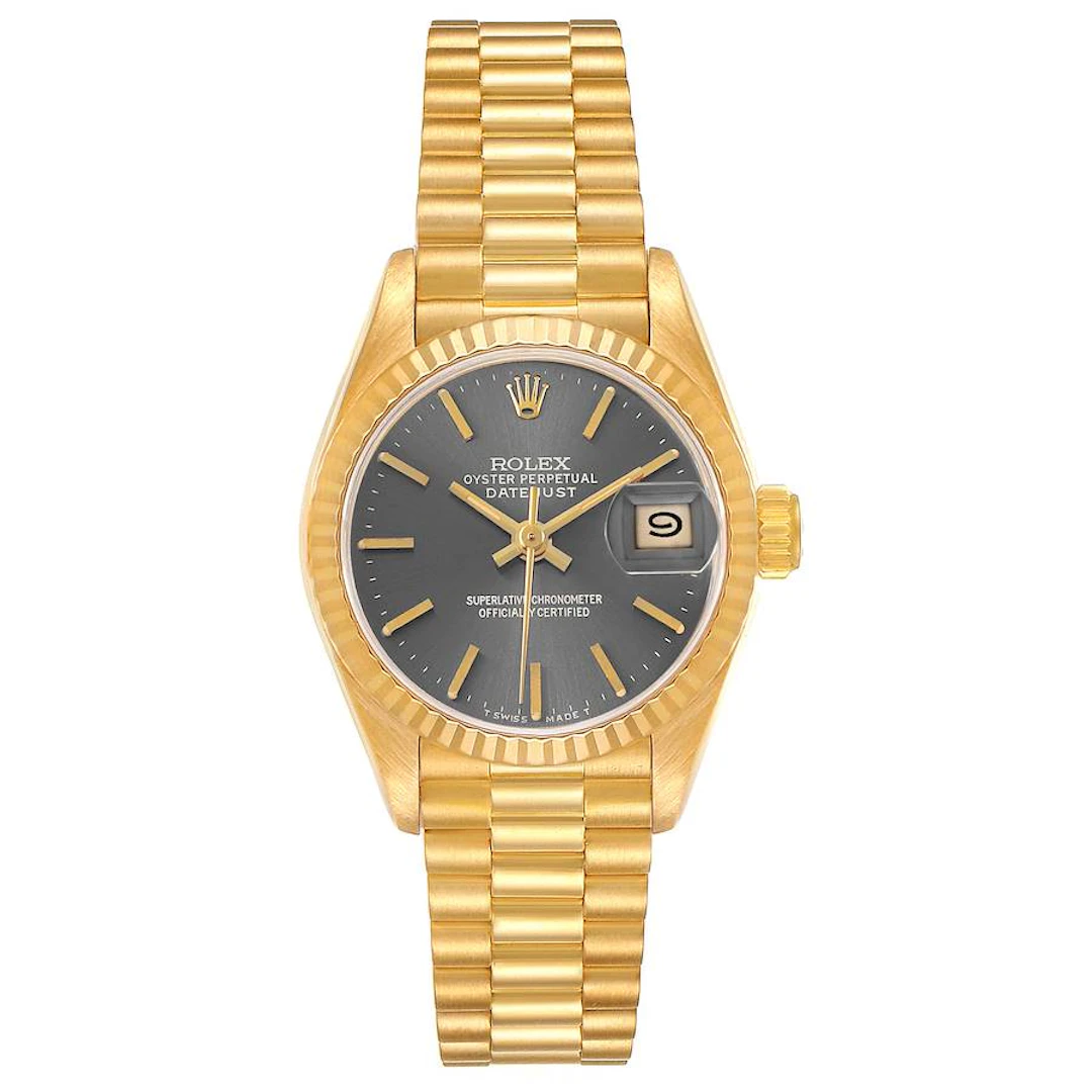 President Datejust (Reference 69178). A 26mm yellow gold automatic