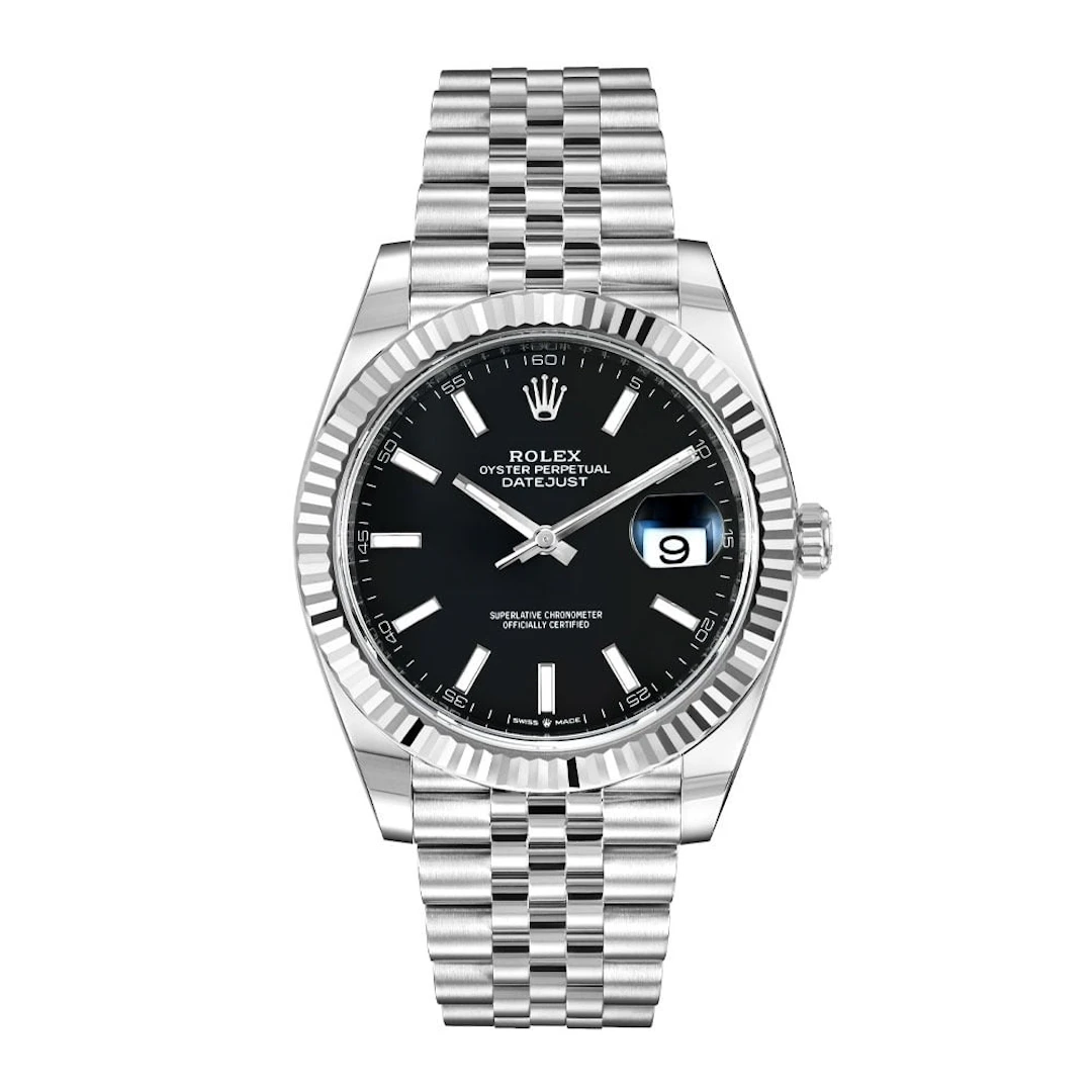 Datejust (Reference 126334). A 41mm stainless steel white gold automatic