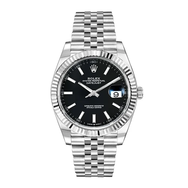 Datejust (Reference 126334). A 41mm stainless steel white gold automatic