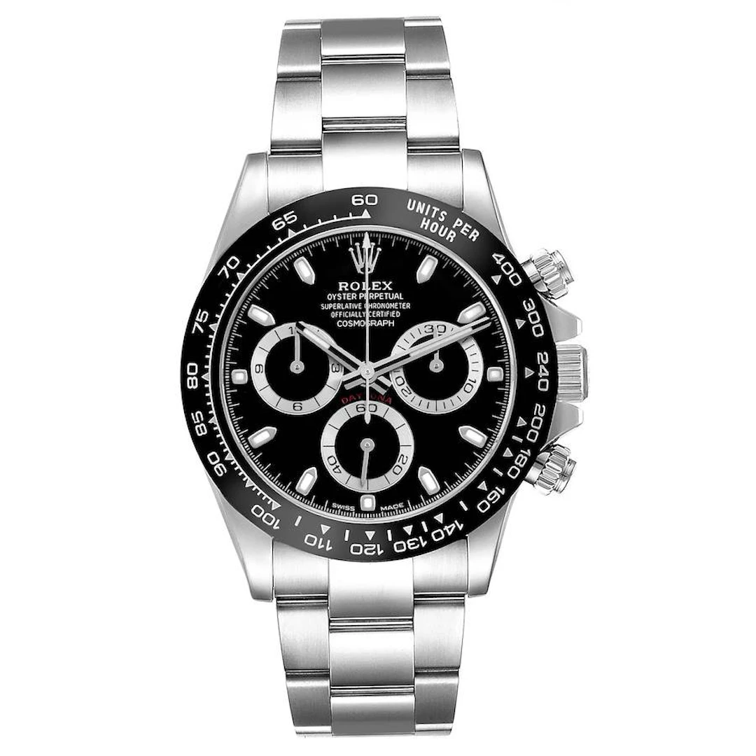 Cosmograph Daytona (Reference 116500LN). A 40mm stainless steel automatic