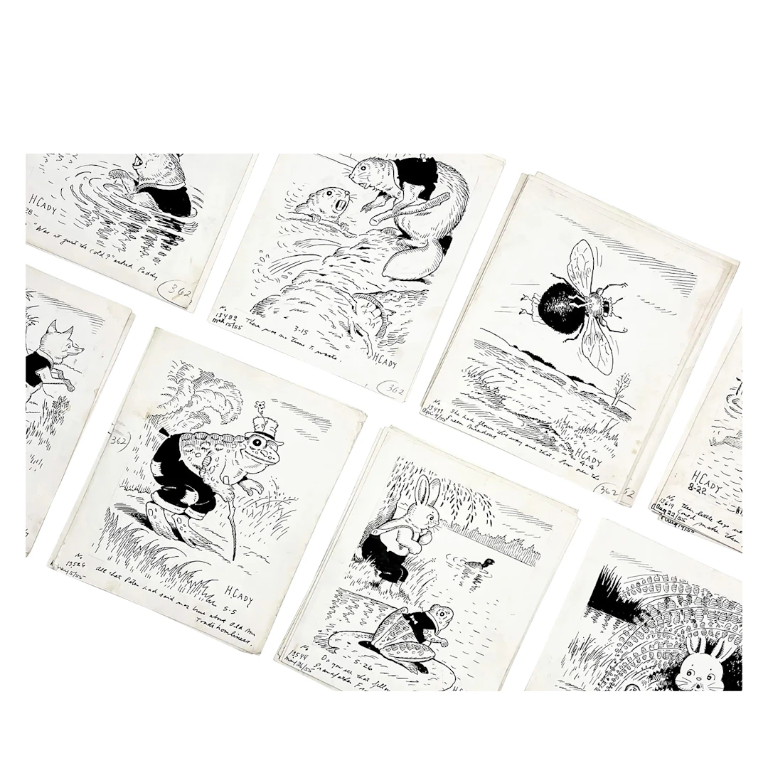Collection Of Final Illustrations For Thornton Burgess's Bedtime Story Column
