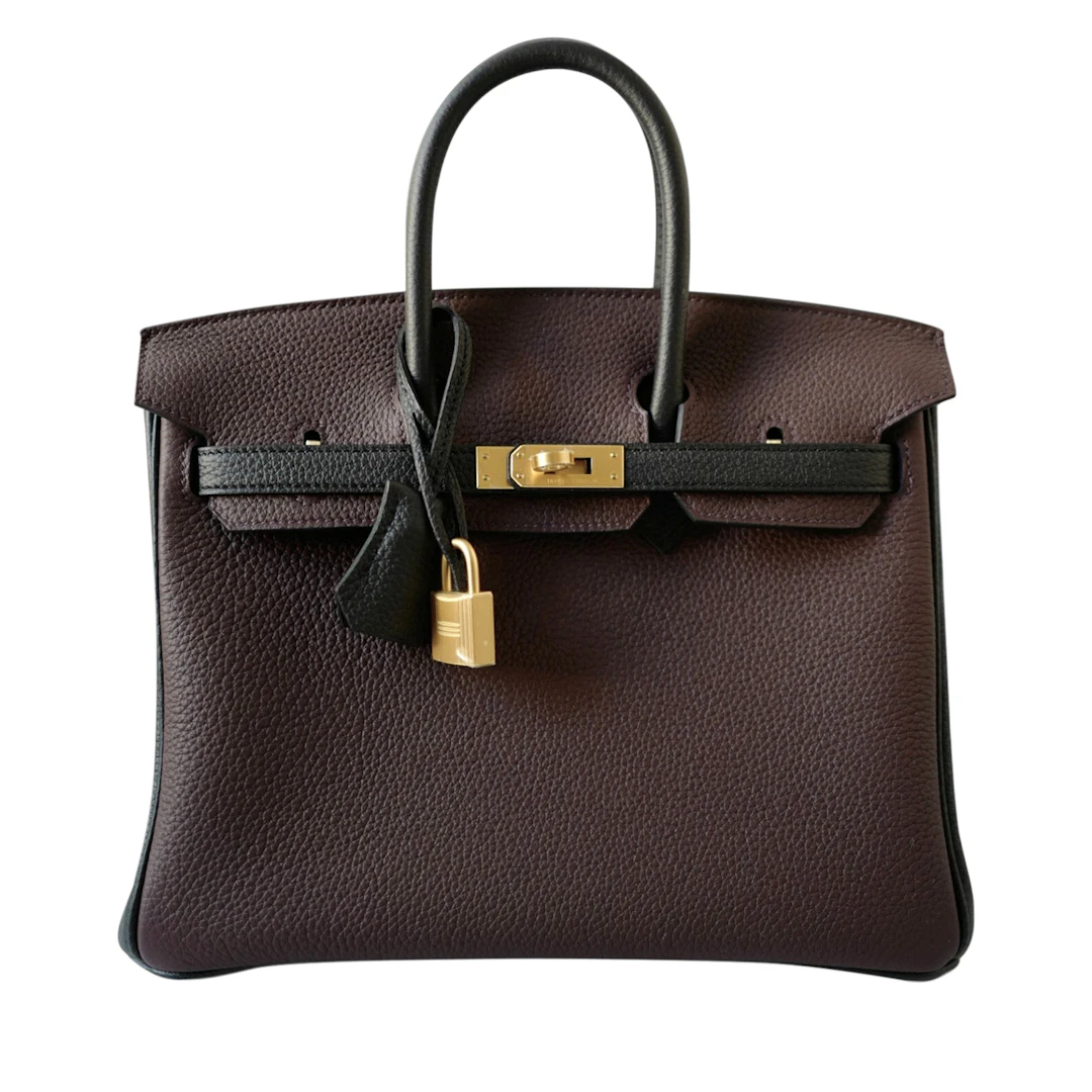 Rouge Sellier and Black Togo HSS Birkin 25 Gold Hardware, 2025
