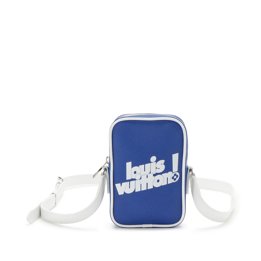 Virgil Abloh Blue Cowhide Everyday LV Danube PPM Silver Hardware, 2021