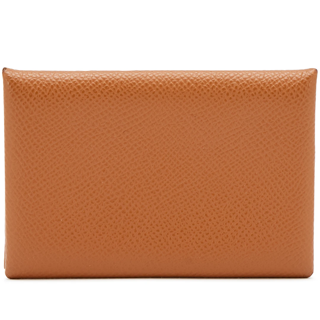 Gold Epsom Calvi Card Holder Palladium Hardware, 2021