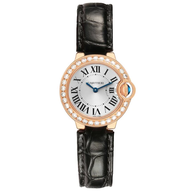 Ballon Bleu (Reference WE900251). A 28mm rose gold diamond-set quartz