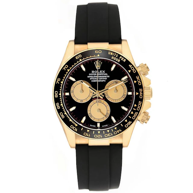 Cosmograph Daytona (Reference 126518). A 40mm yellow gold automatic