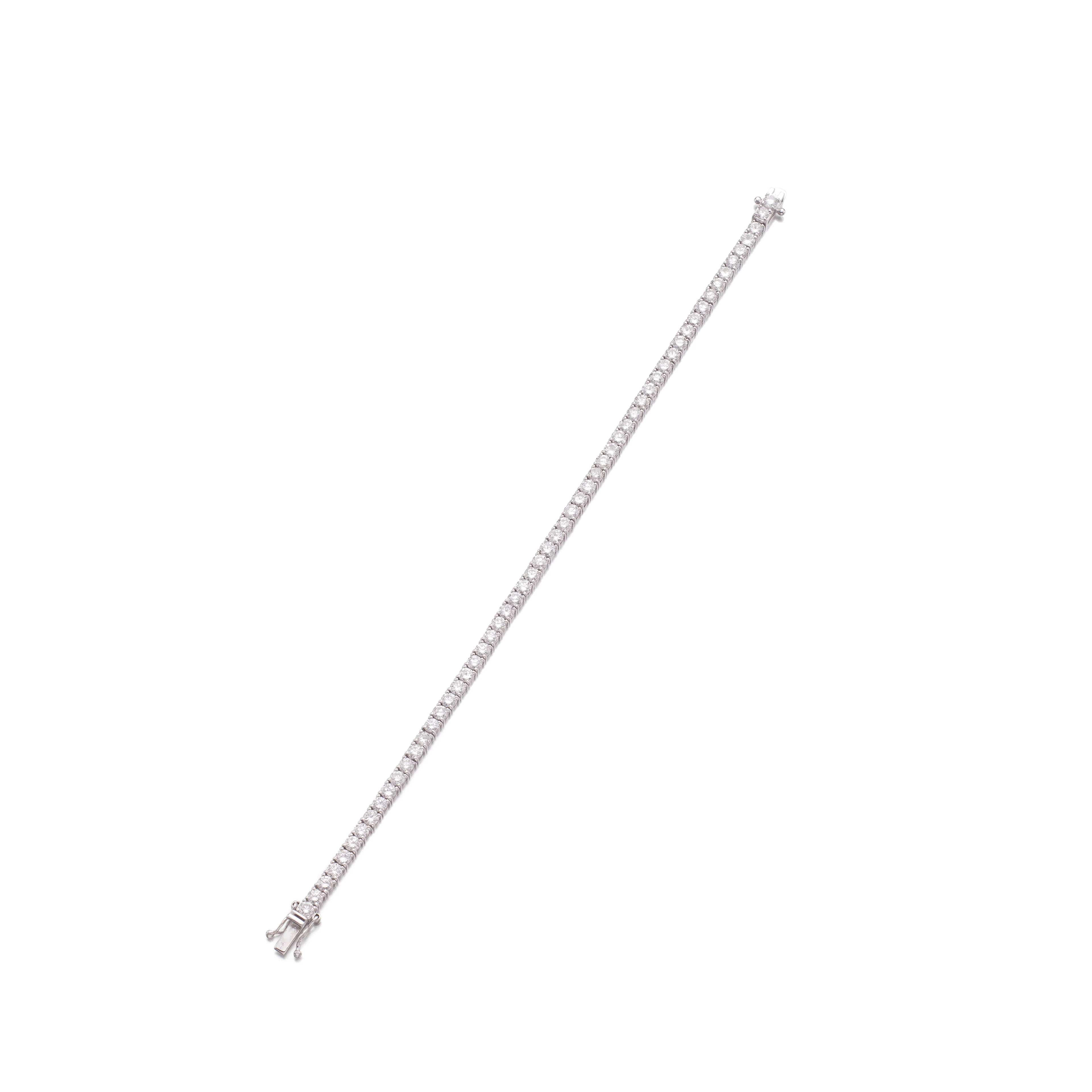 White Gold and 3.50ct Diamond Tennis Bracelet