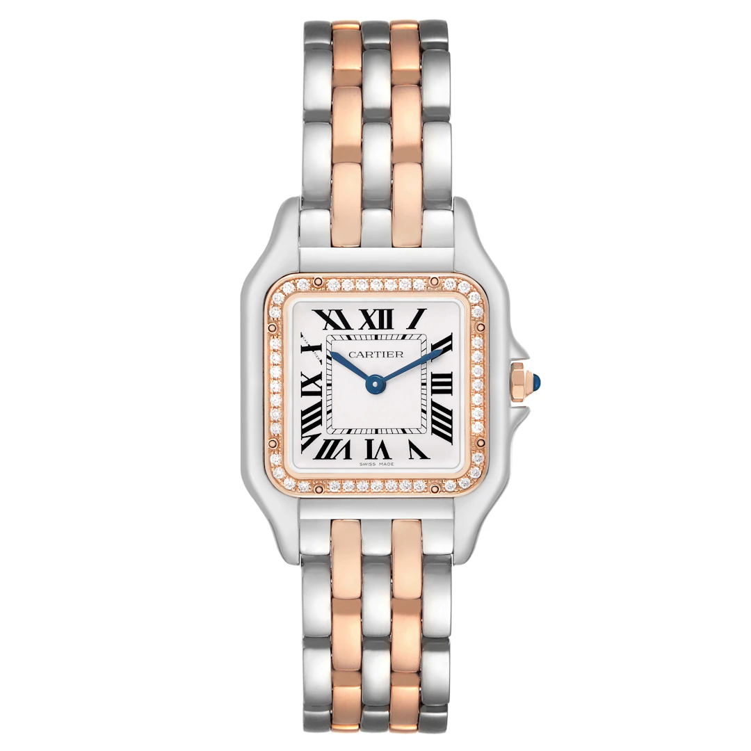 Panthere Medium (Reference W3PN0015). A 36.5mm stainless steel rose