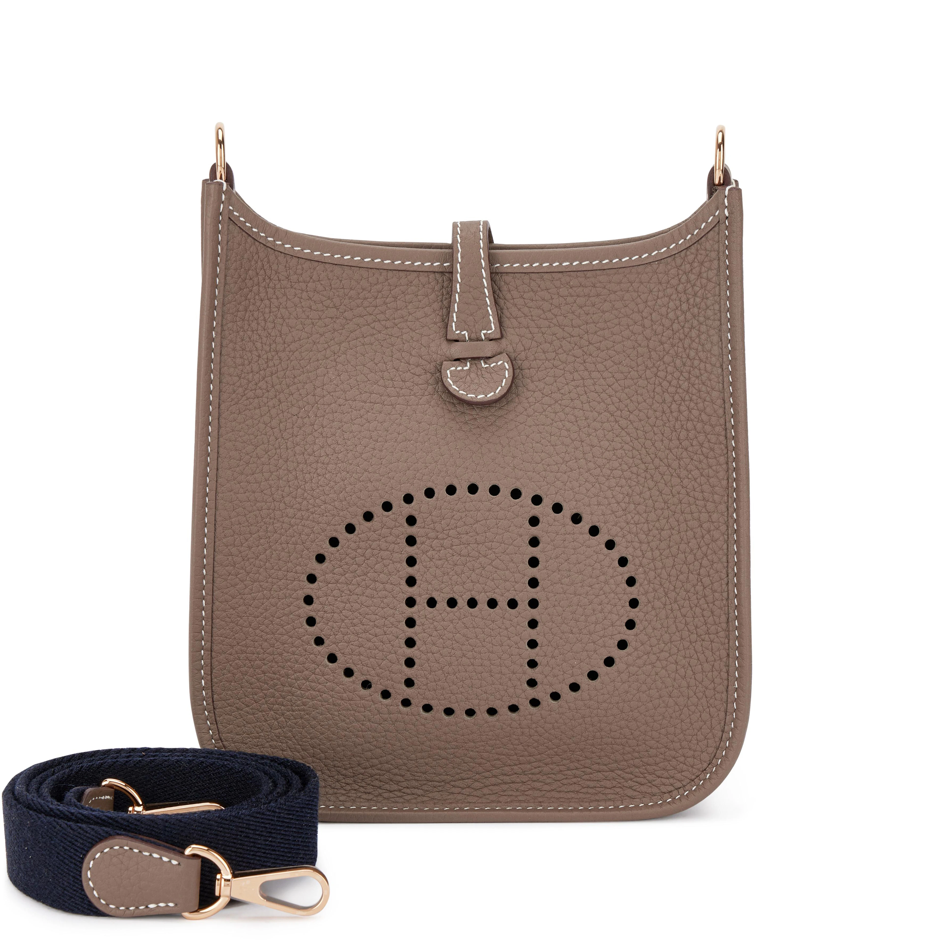 Etoupe Clemence Mini Evelyne II TPM 16 Gold Hardware, 2025
