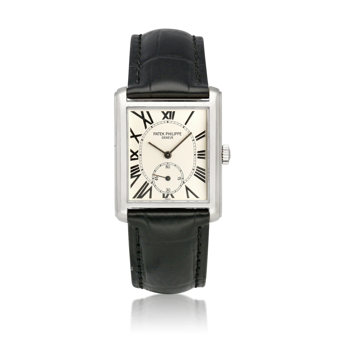 Gondolo (Reference 5014). A white gold manual wind wristwatch. Circa 1998
