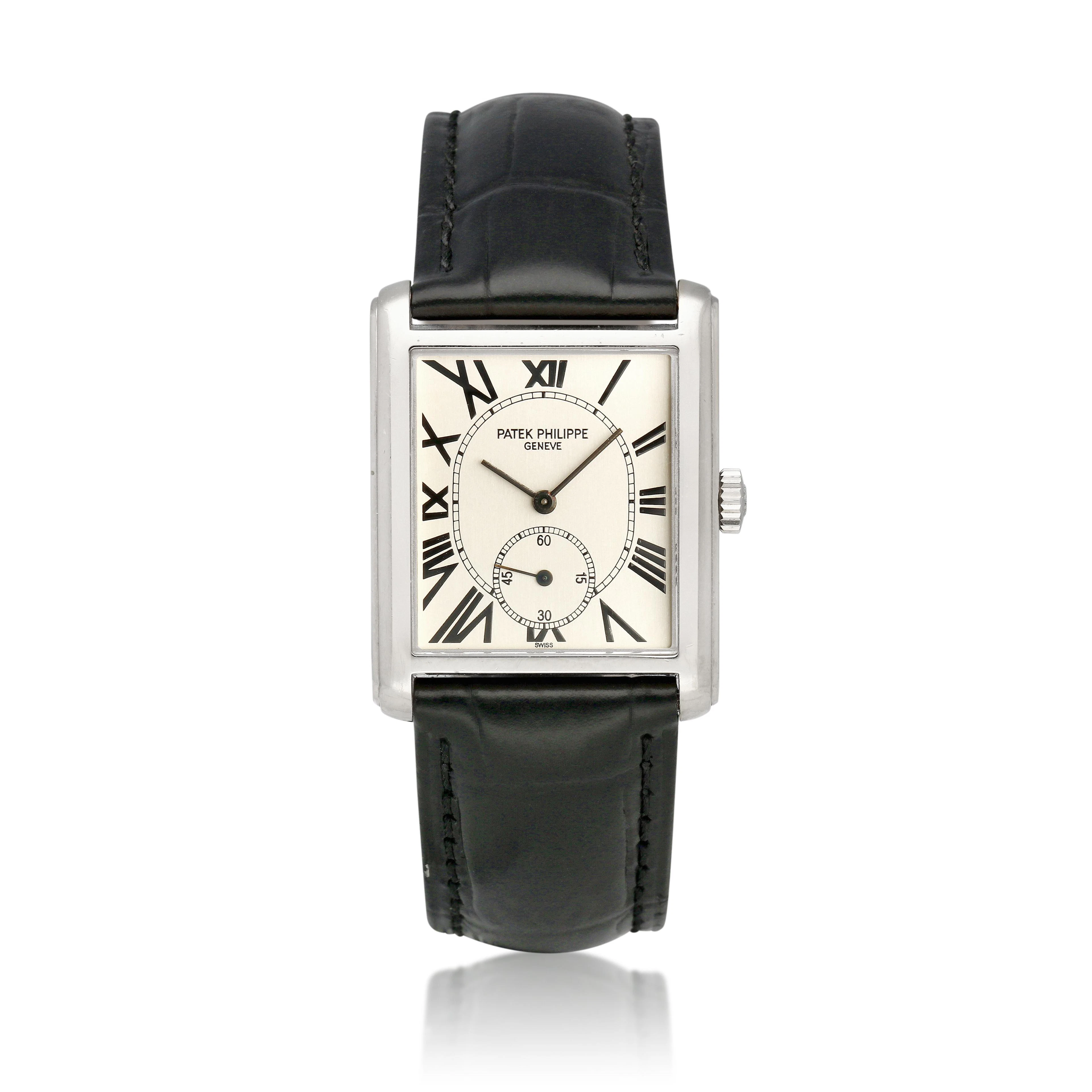 Gondolo (Reference 5014). A white gold manual wind wristwatch. Circa 1998