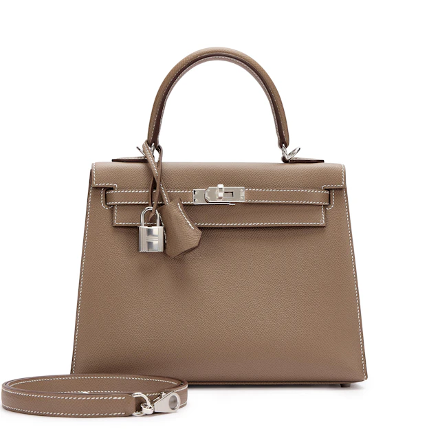 Etoupe Epsom Kelly 25 Sellier Palladium Hardware, 2026