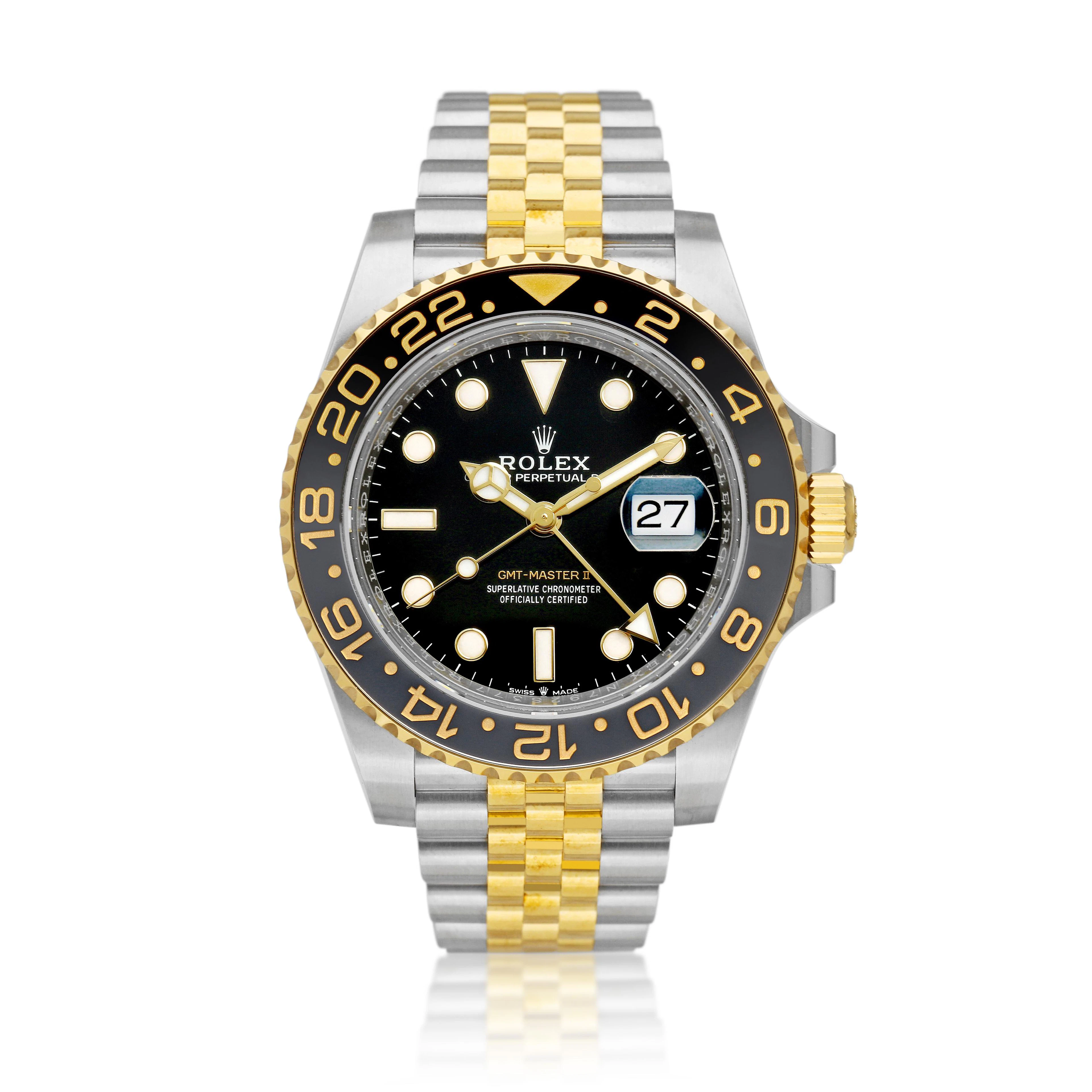 GMT Master II 'Zombie' (Reference 126713GRNR). A 40mm stainless steel