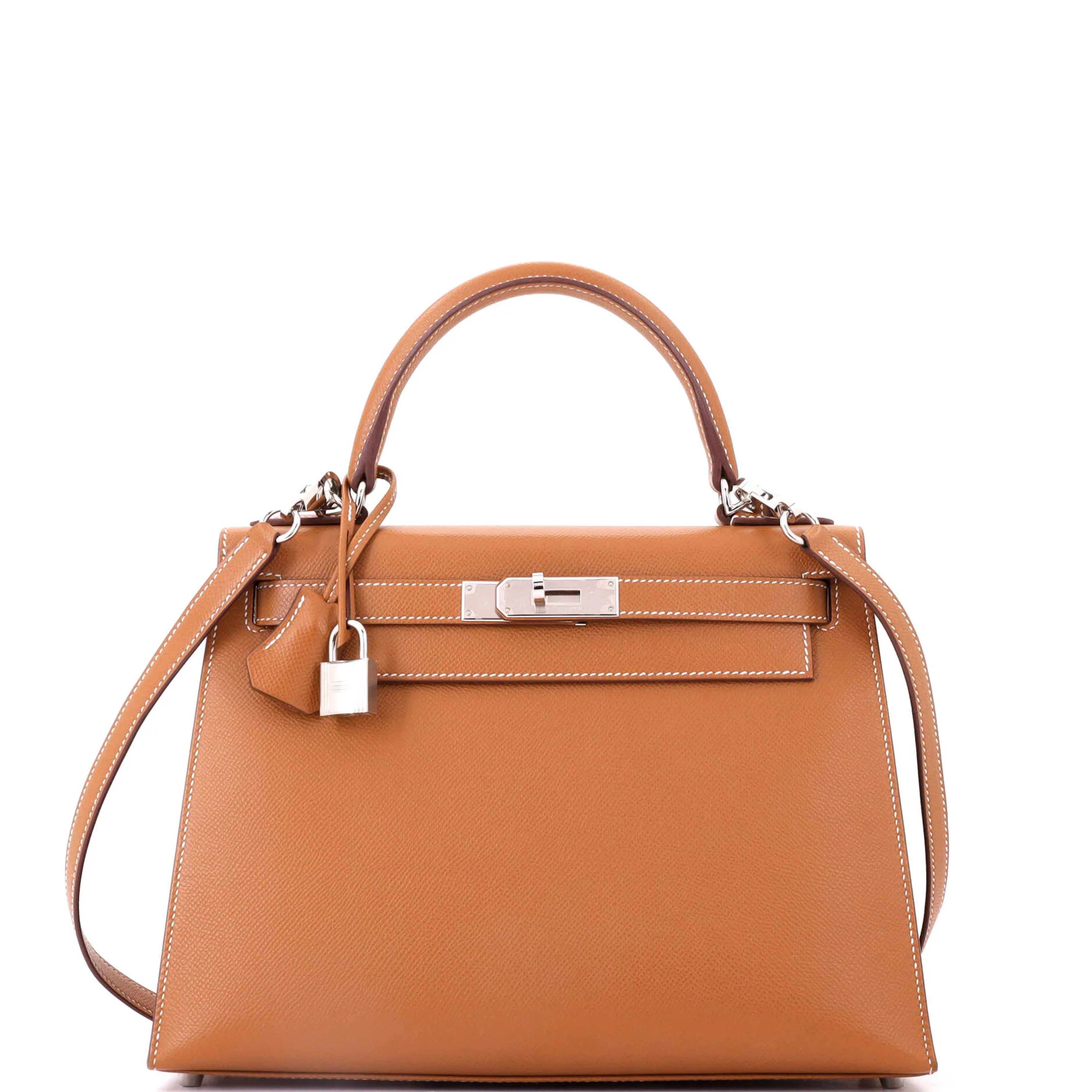 Gold Epsom Sellier Kelly 28 Palladium Hardware, 2023