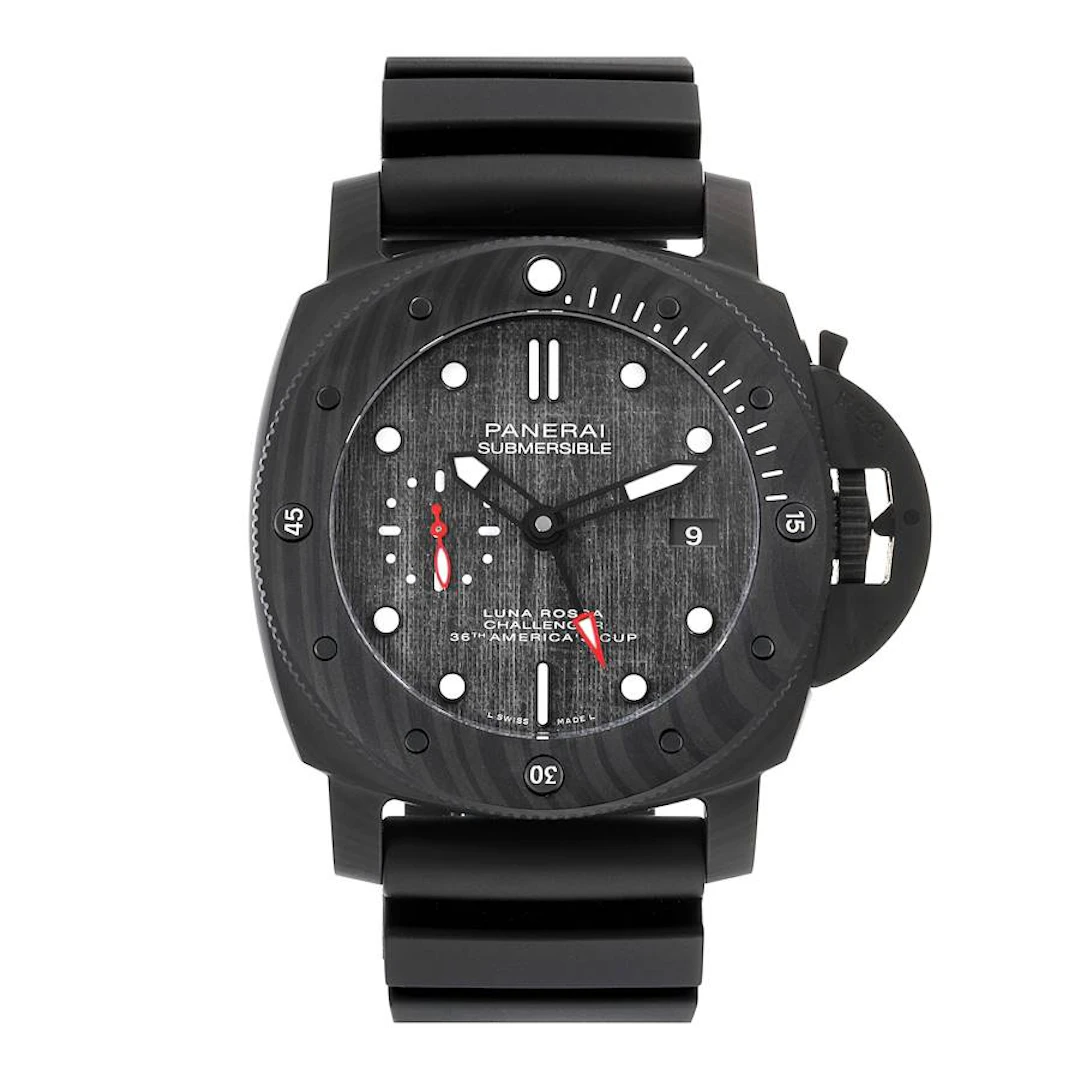 Submersible Luna Rossa (Reference PAM01039). A 47mm black carbotech