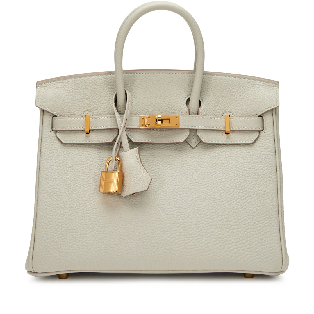 Gris Perle Togo Birkin 25 Gold Hardware, 2023