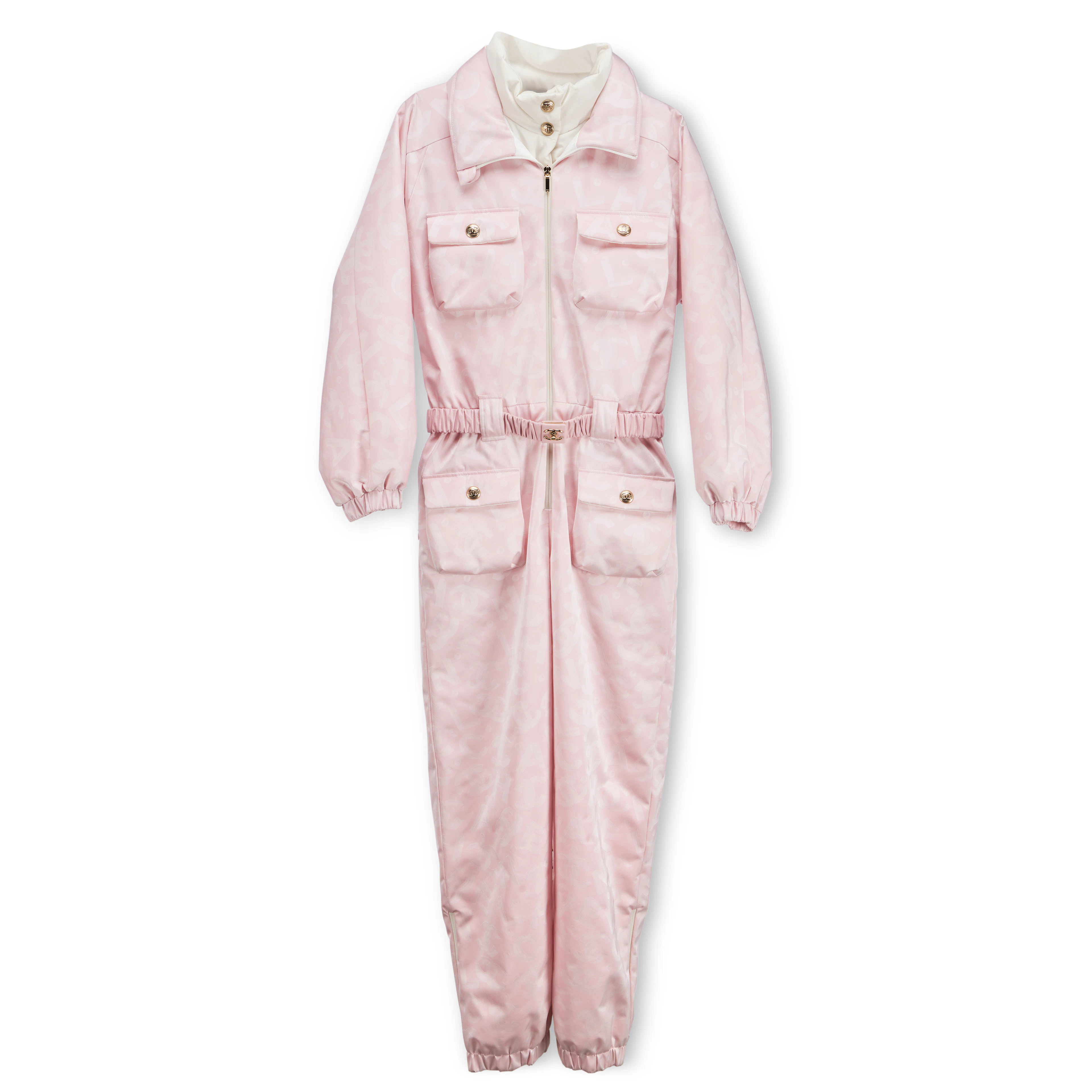 Pink CC Logo Jumpsuit, 2022