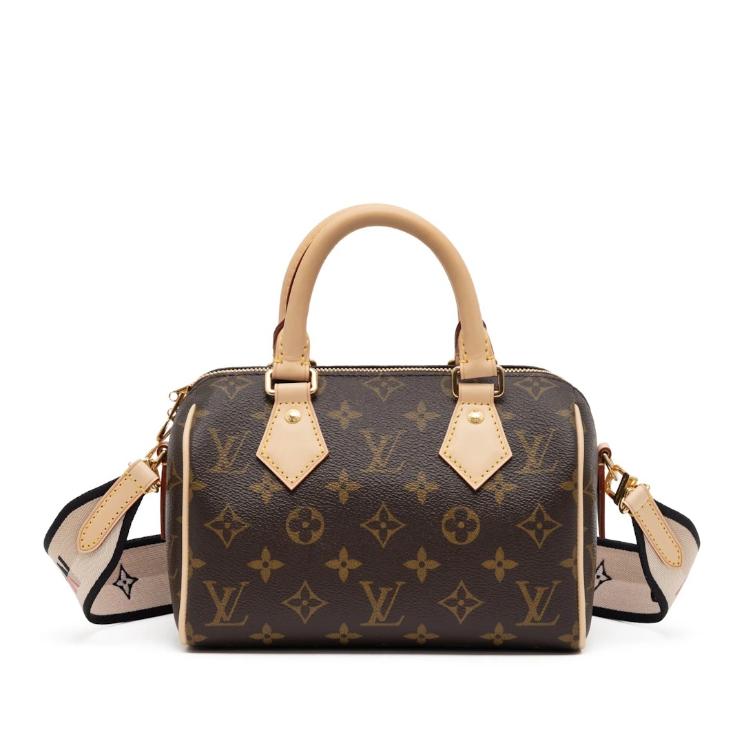 Brown Monogram Coated Canvas Speedy Bandoulière 20 Gold Hardware, 2021