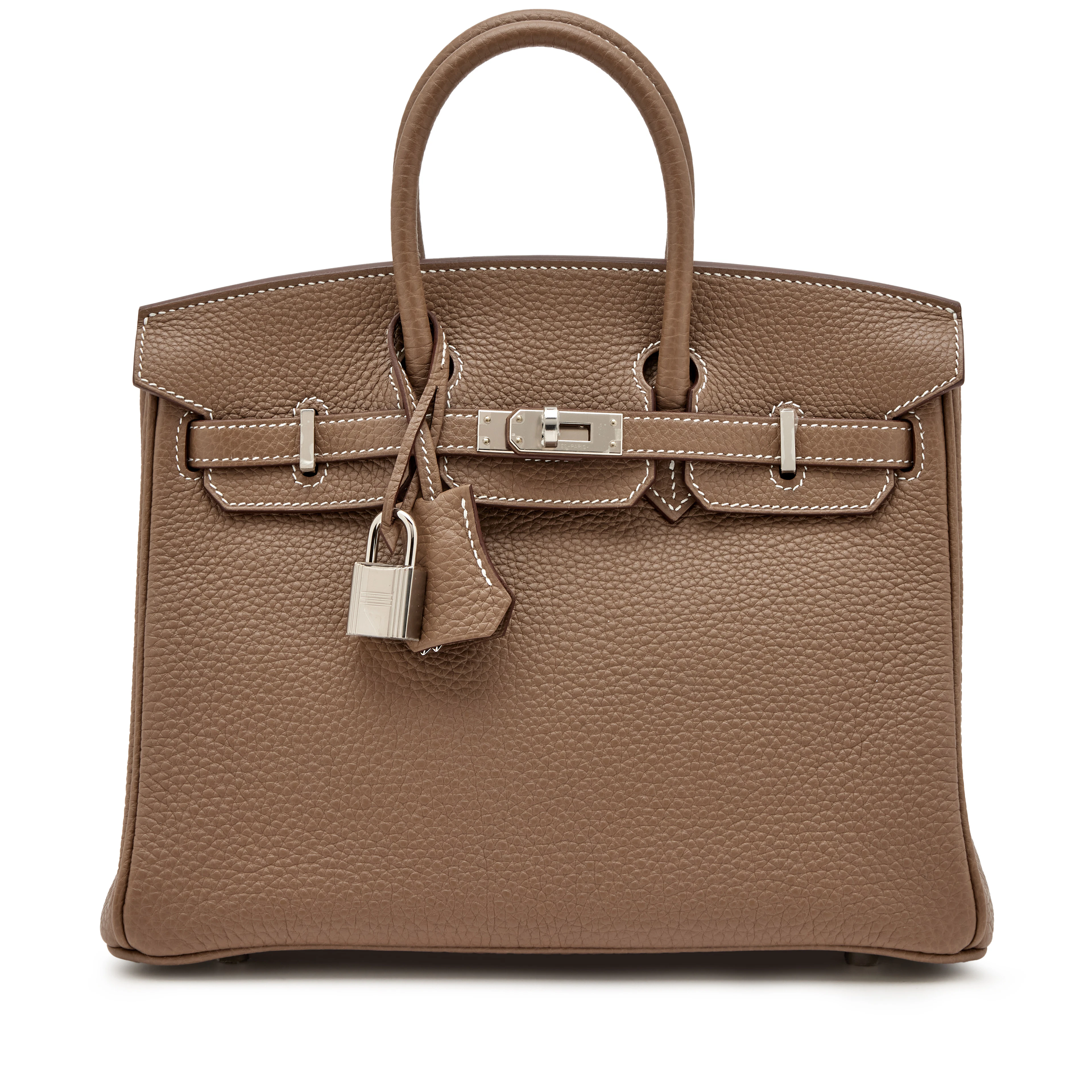 Etoupe Togo Birkin 25 Palladium Hardware, 2021