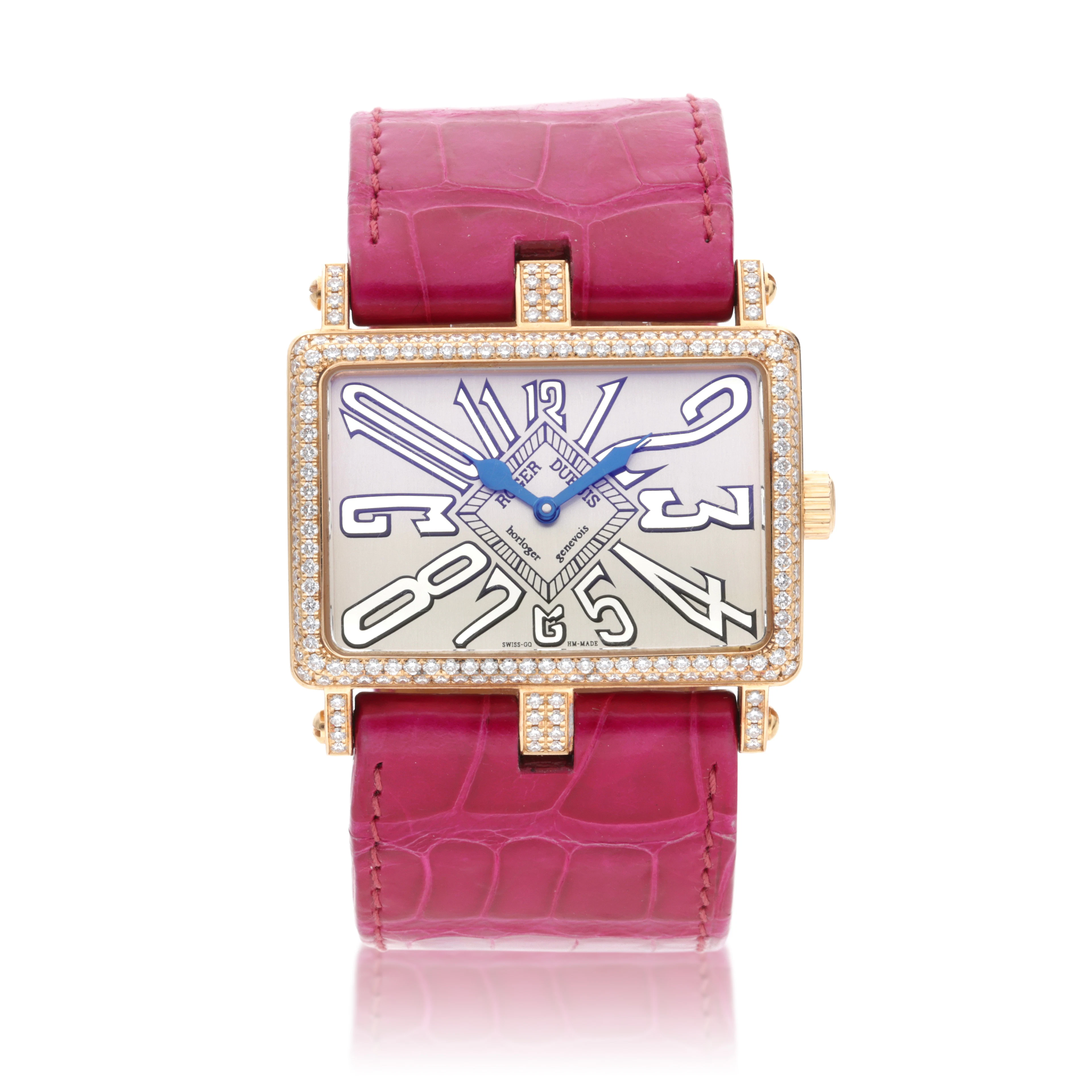 Limited Edition Too Much, a rose gold quartz wristwatch