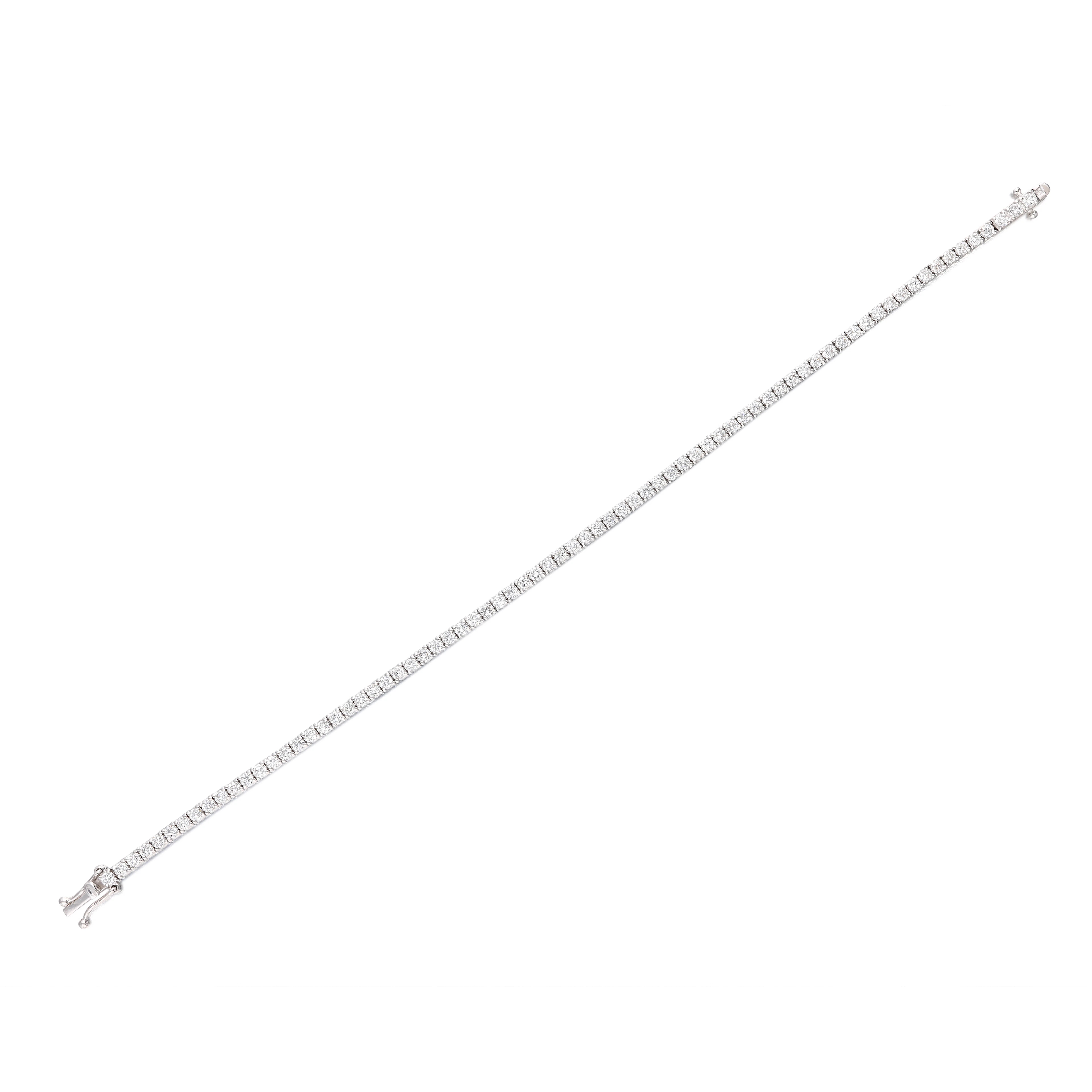 White Gold and 2.50ctw Diamond Tennis Bracelet