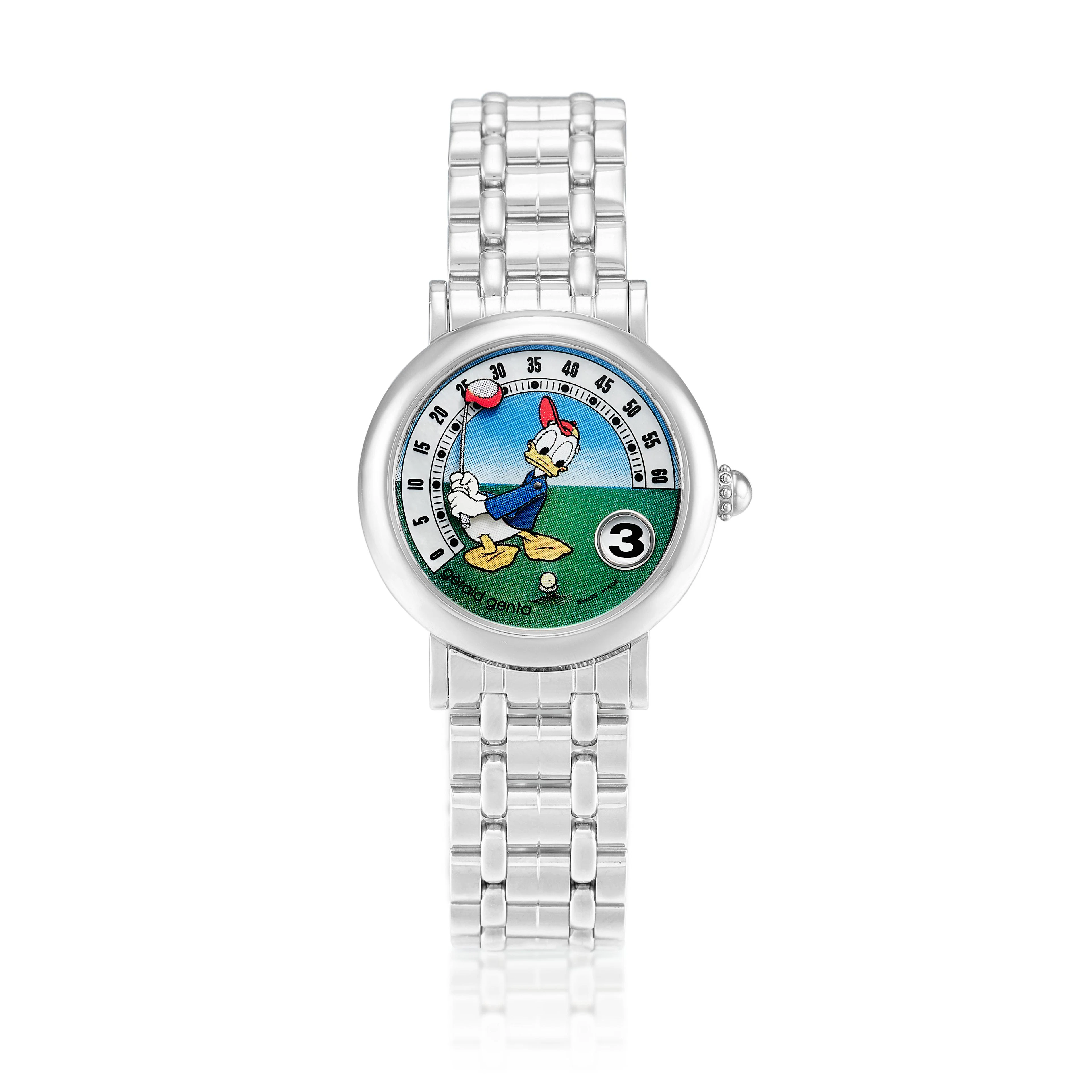 Retro Fantasy “Donald Duck”, Reference G.3622, A stainless steel jumping