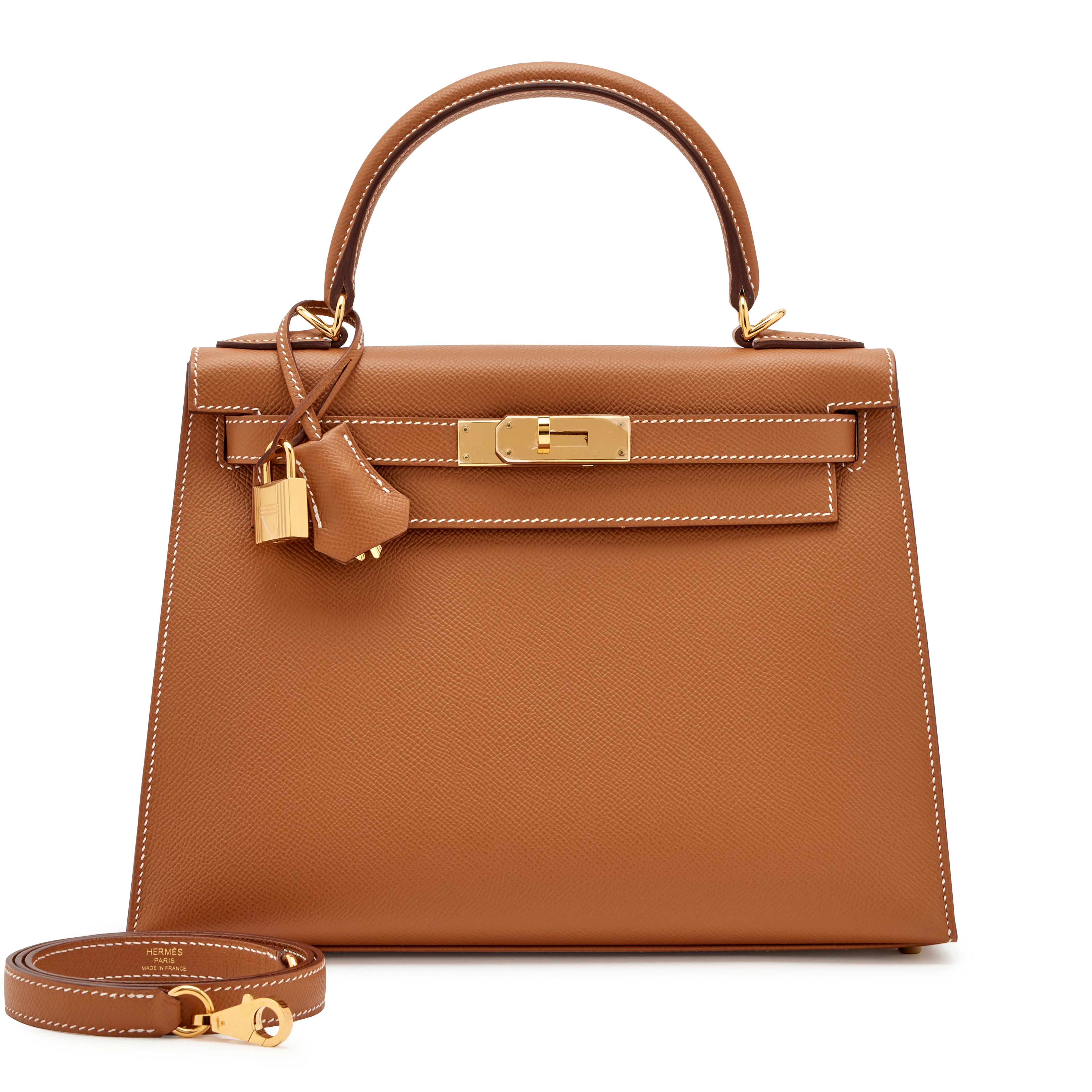 Gold Epsom Sellier Kelly 28 Gold Hardware