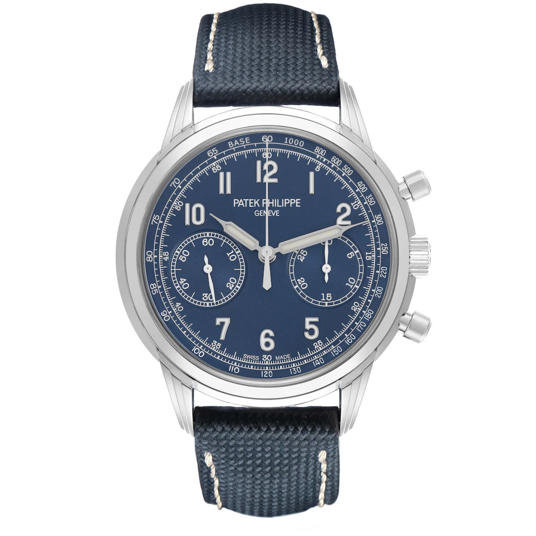 Complications (Reference 5172G-001). A 41mm white gold manual wind