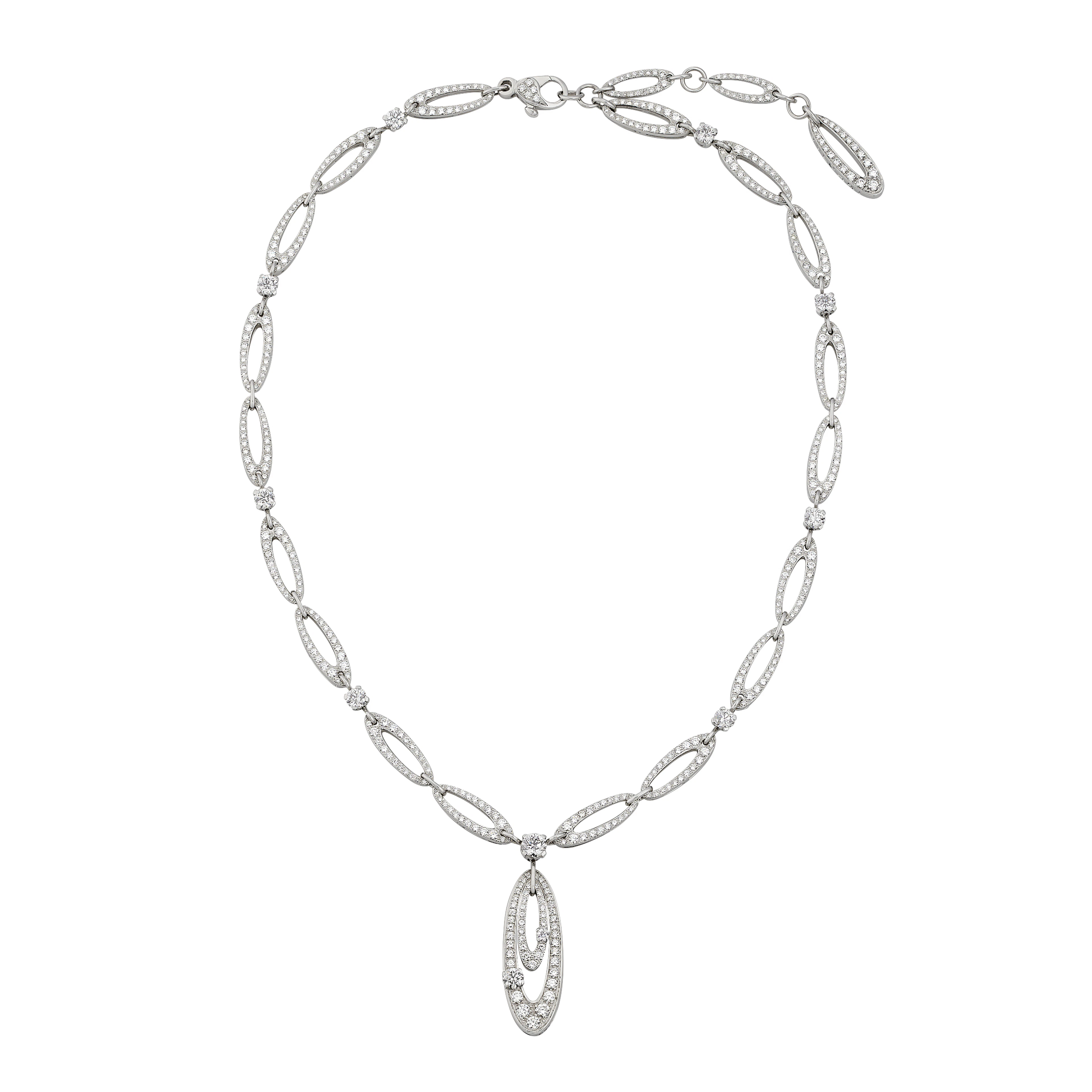 White Gold and Diamond Elysia Necklace