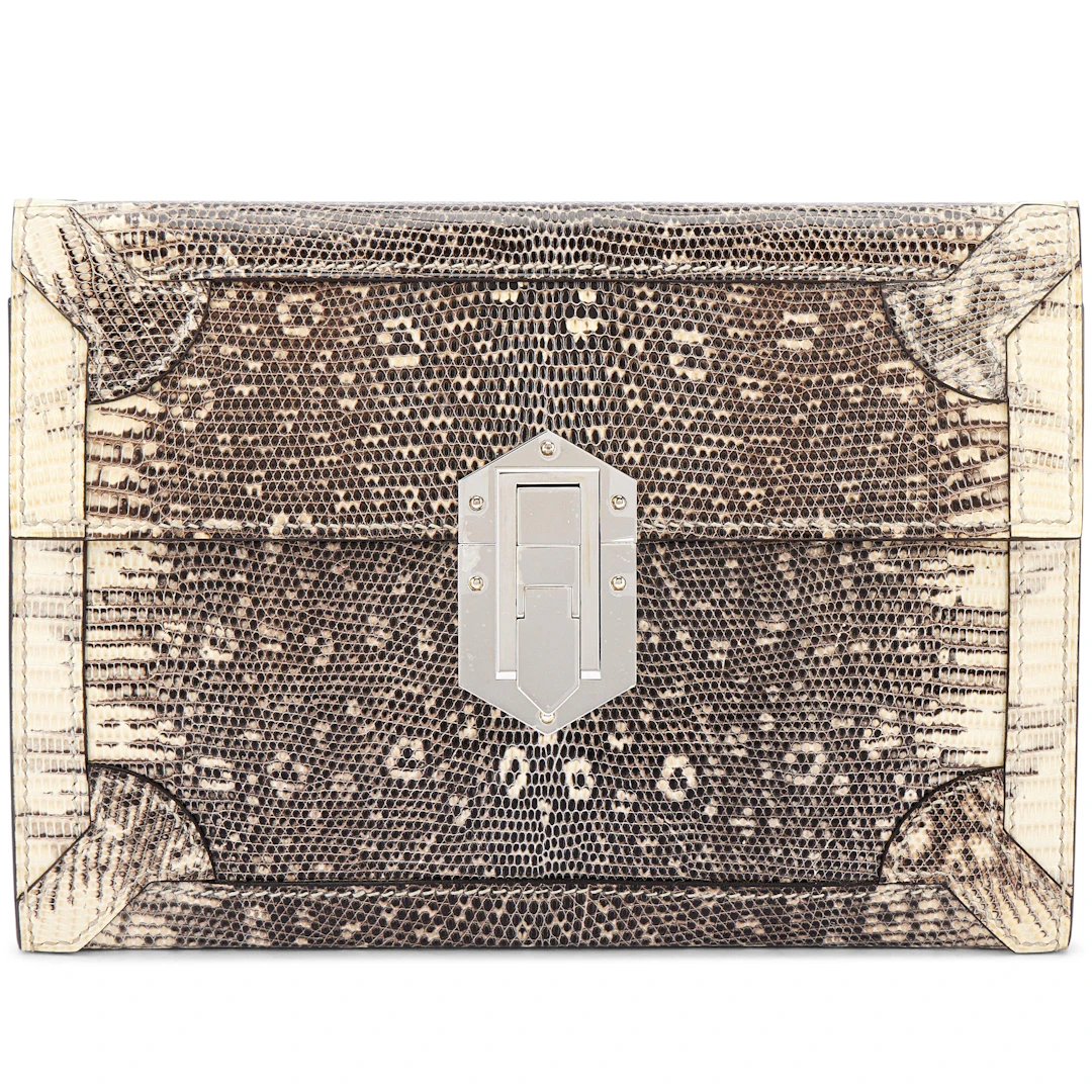 Shiny Ombré Salvator Lizard Fleche D'Or Palladium Hardware, 2017