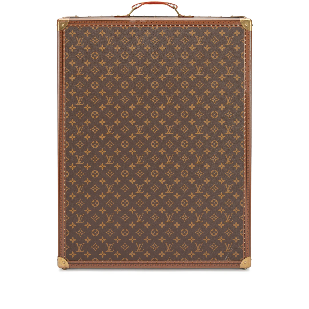 Vintage Monogram Gemine 12 Pairs Shoe Trunk Brass Hardware, 1990s