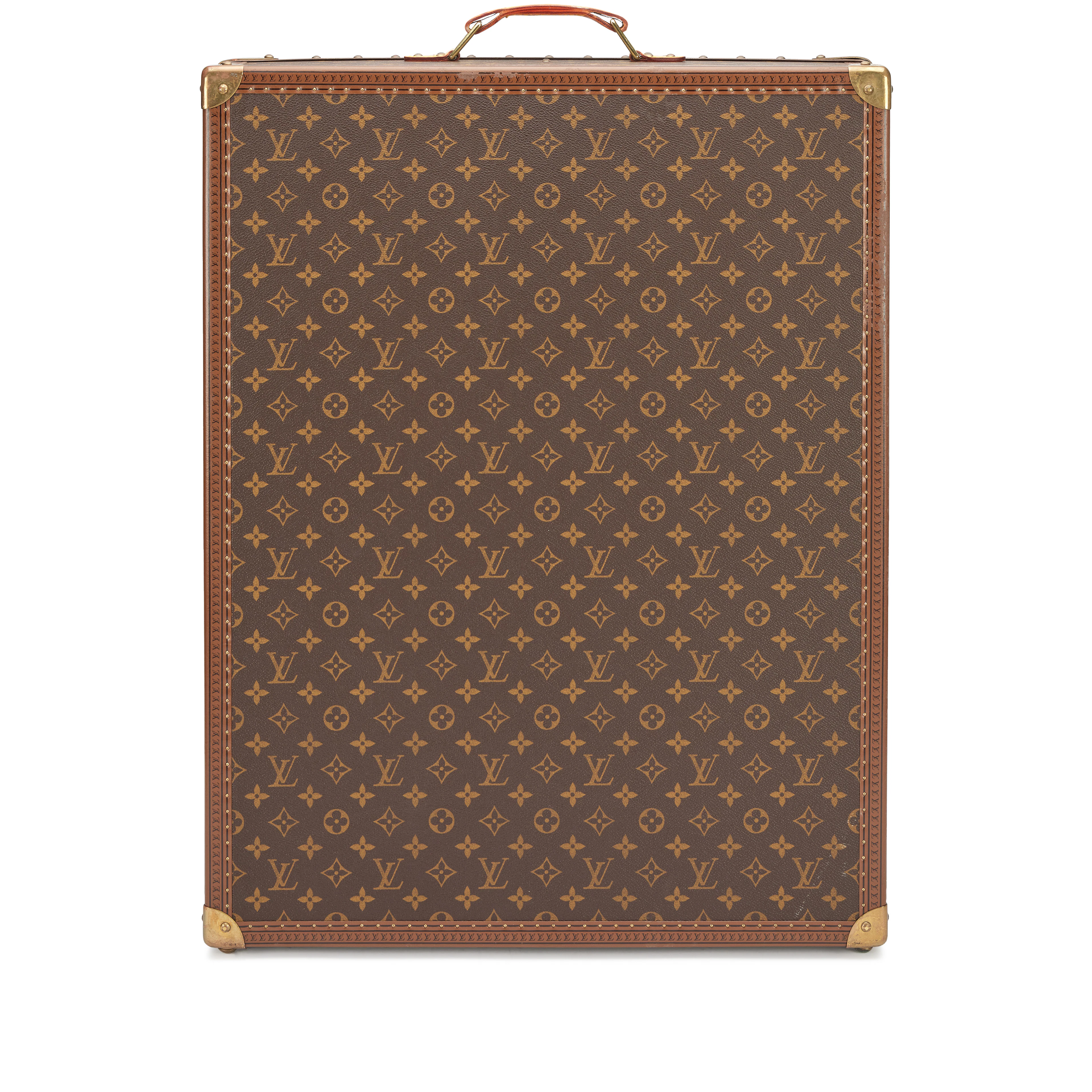 Vintage Monogram Gemine 12 Pairs Shoe Trunk Brass Hardware, 1990s