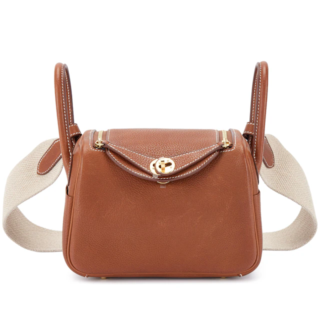 Fauve Barenia Faubourg Mini Lindy II Gold Hardware, 2025