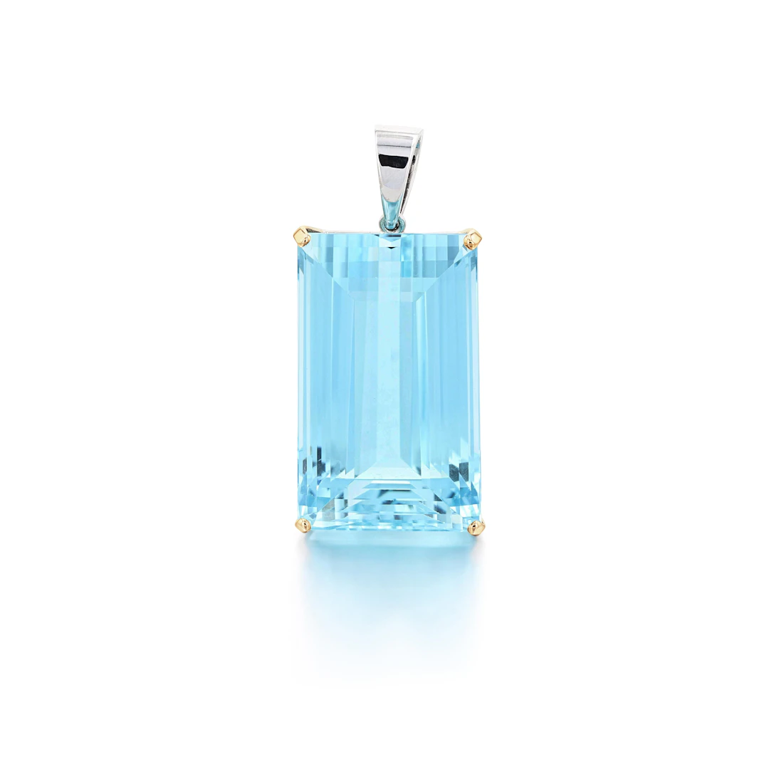 Pendentif aigue-marine | Aquamarine pendant