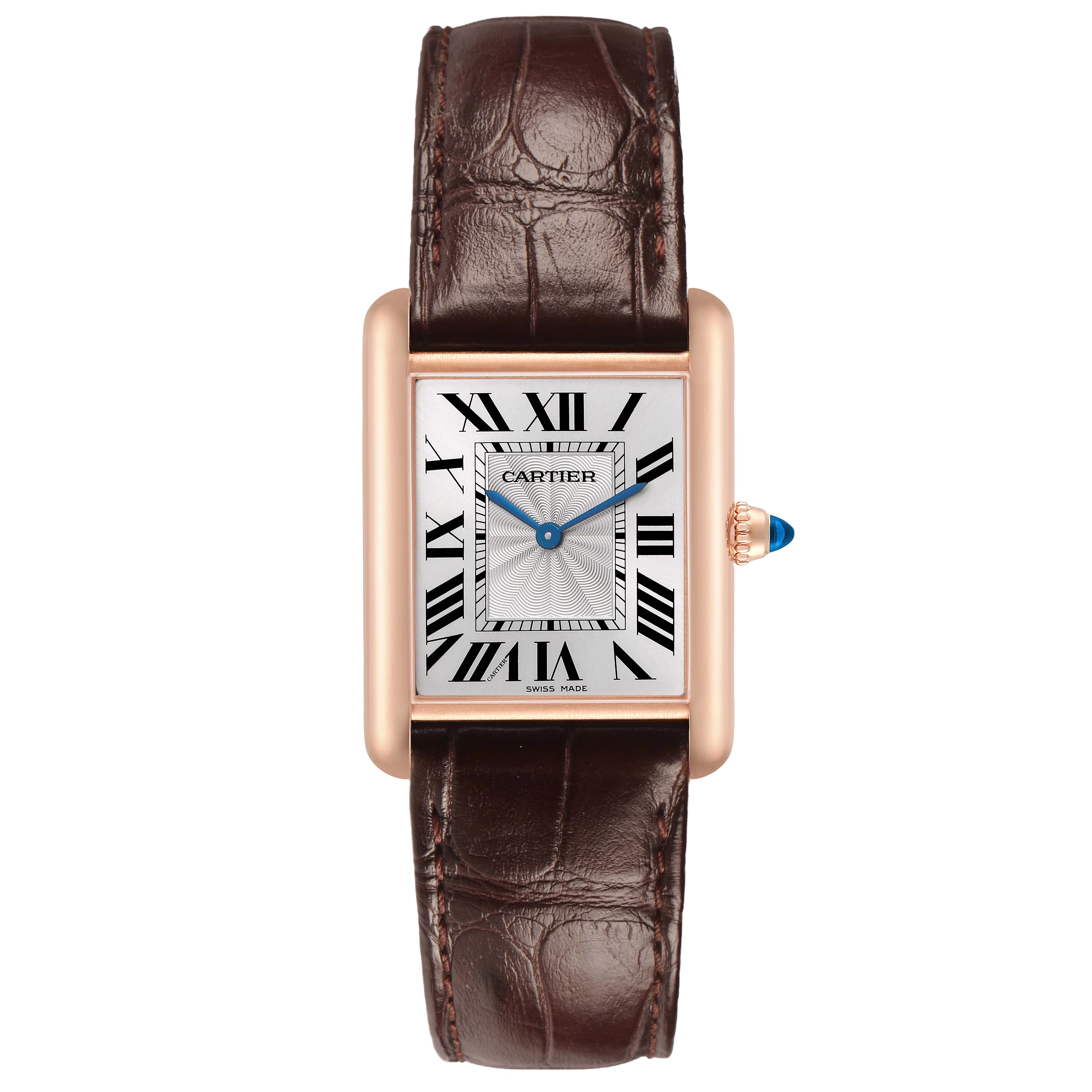 Tank Louis Medium (Reference WGTA0011). A 33.7mm rose gold manual